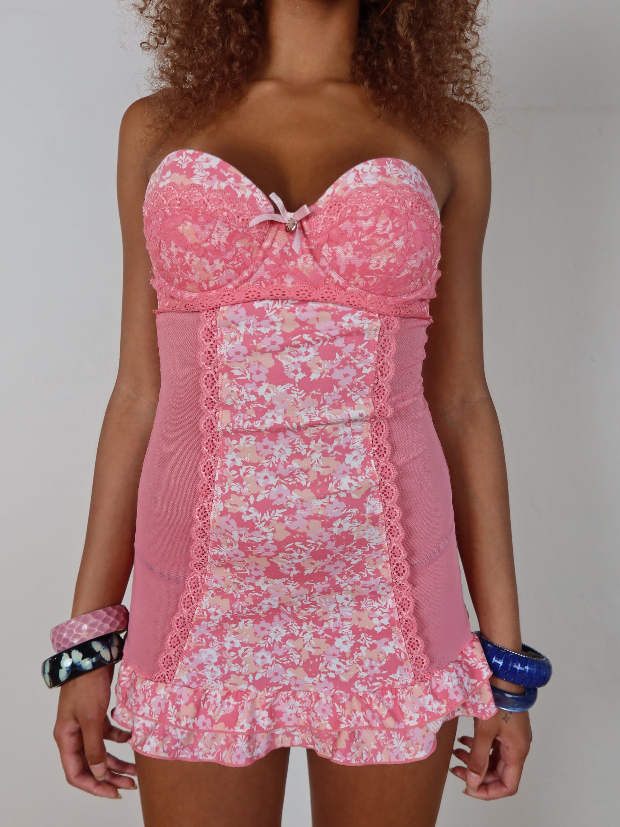 Floral Mini Dress S