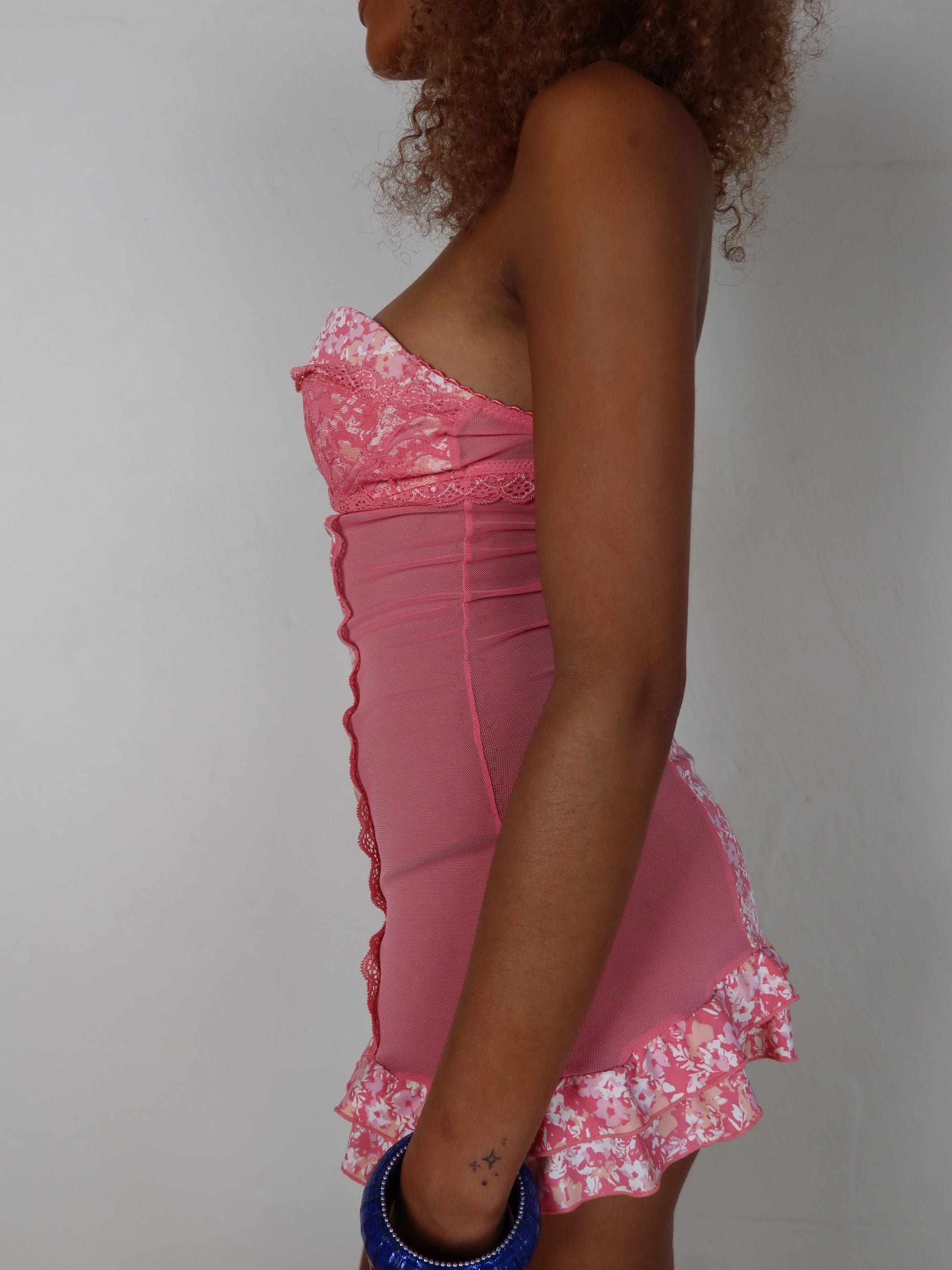 Floral Mini Dress S