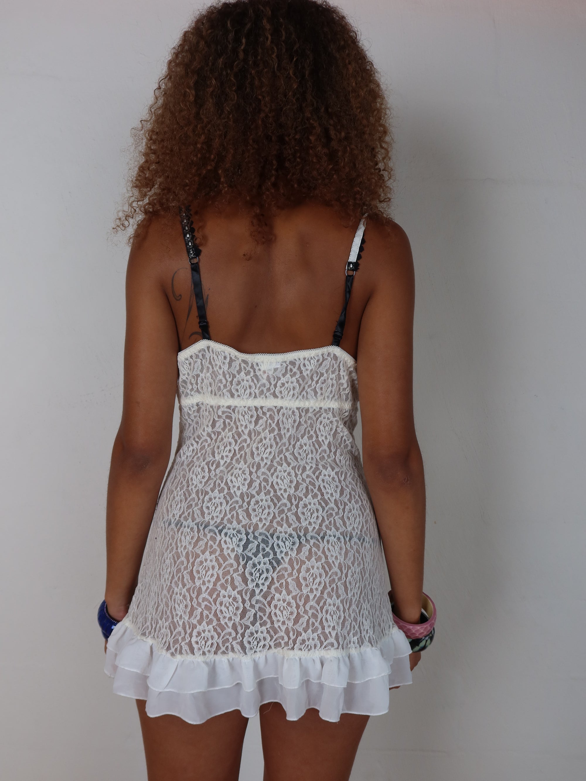 Mesh Mini Dress S/M