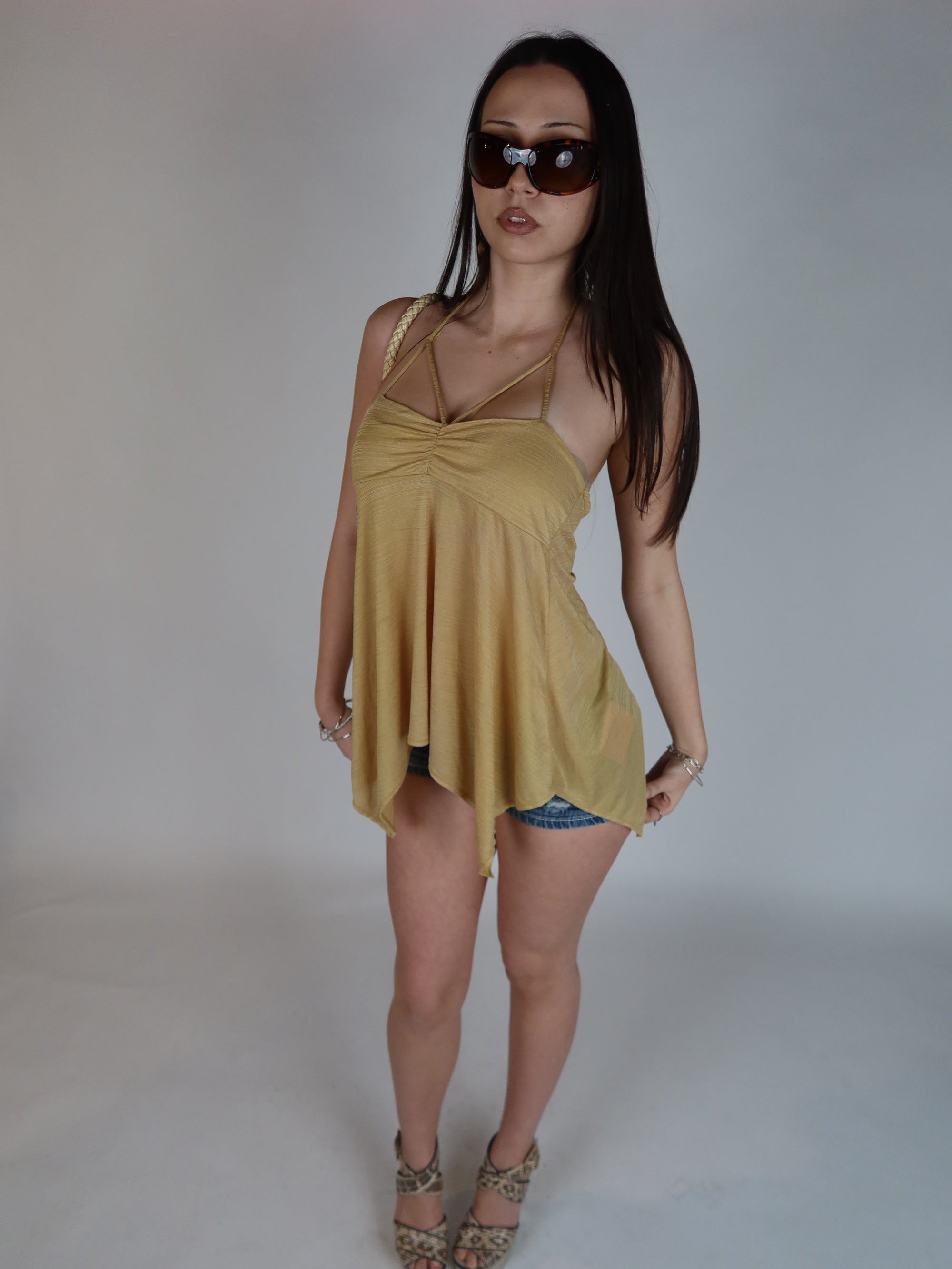 Y2K Babydoll Halter M