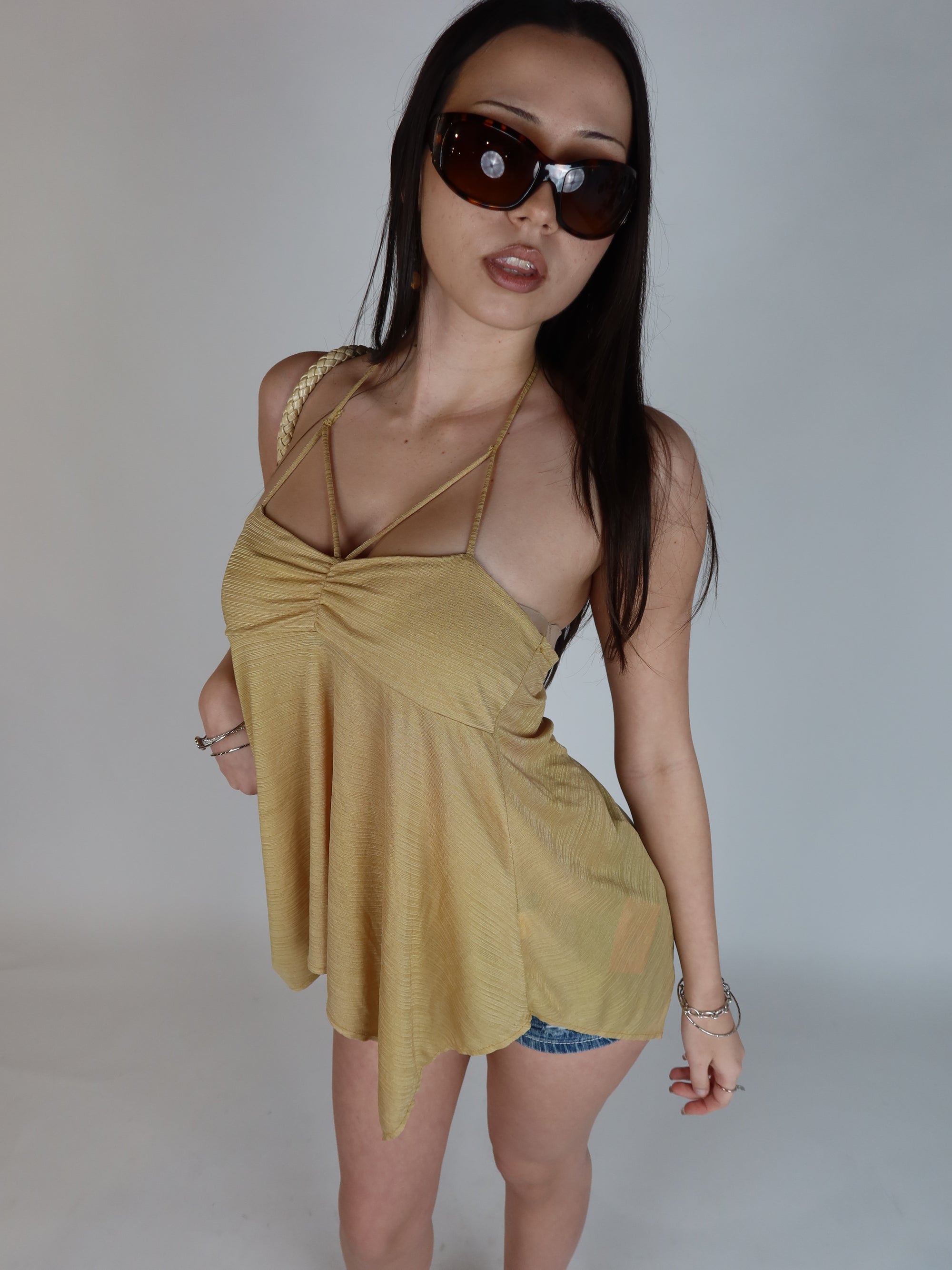 Y2K Babydoll Halter M