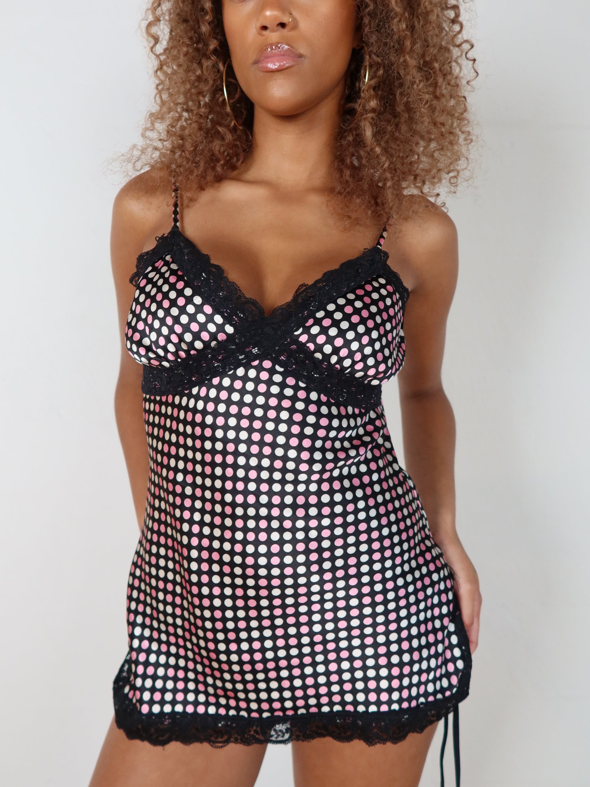 Y2K POLKA DOT CAMI S/M