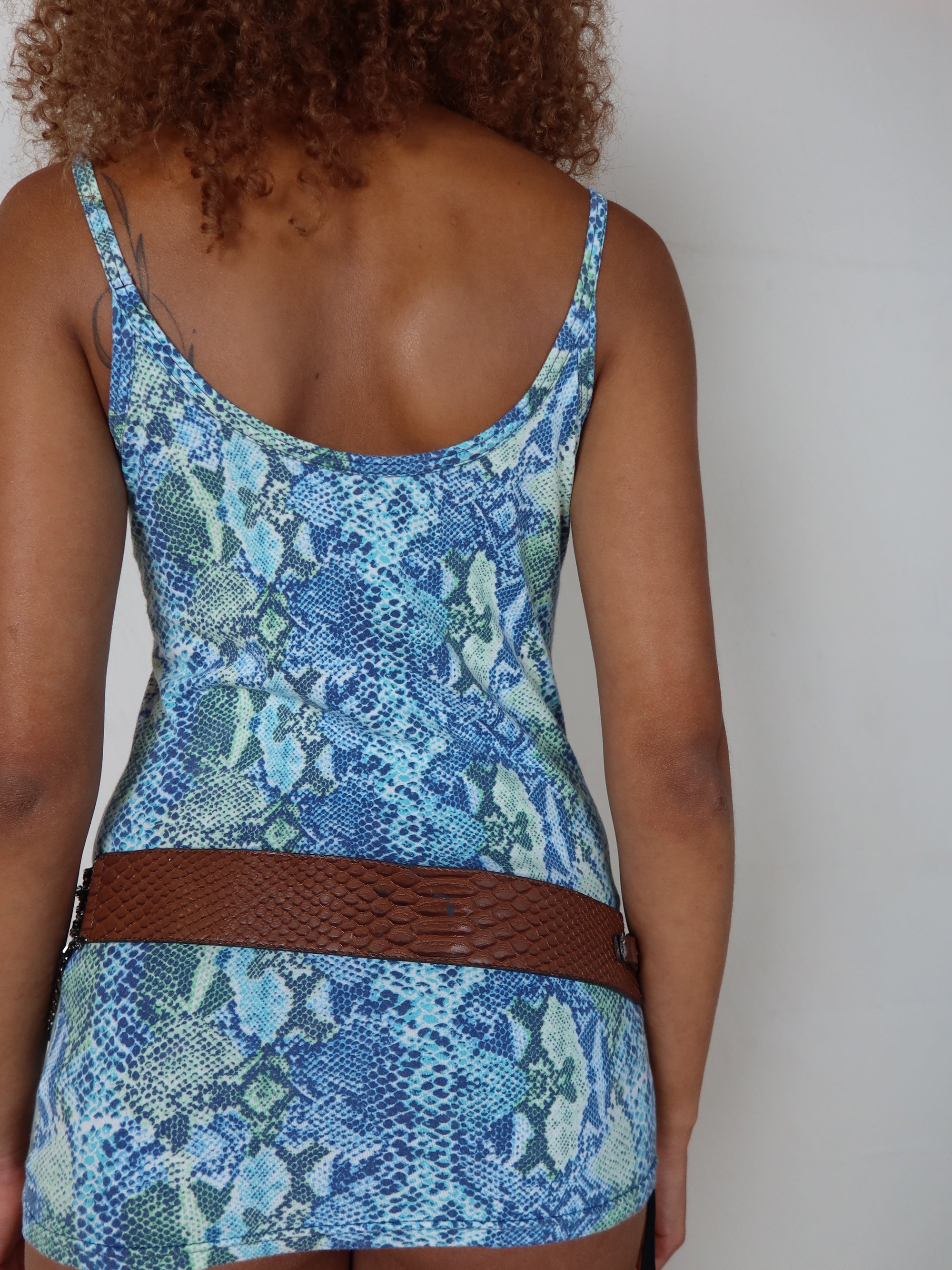 Animal Print Cotton Tank XS/S