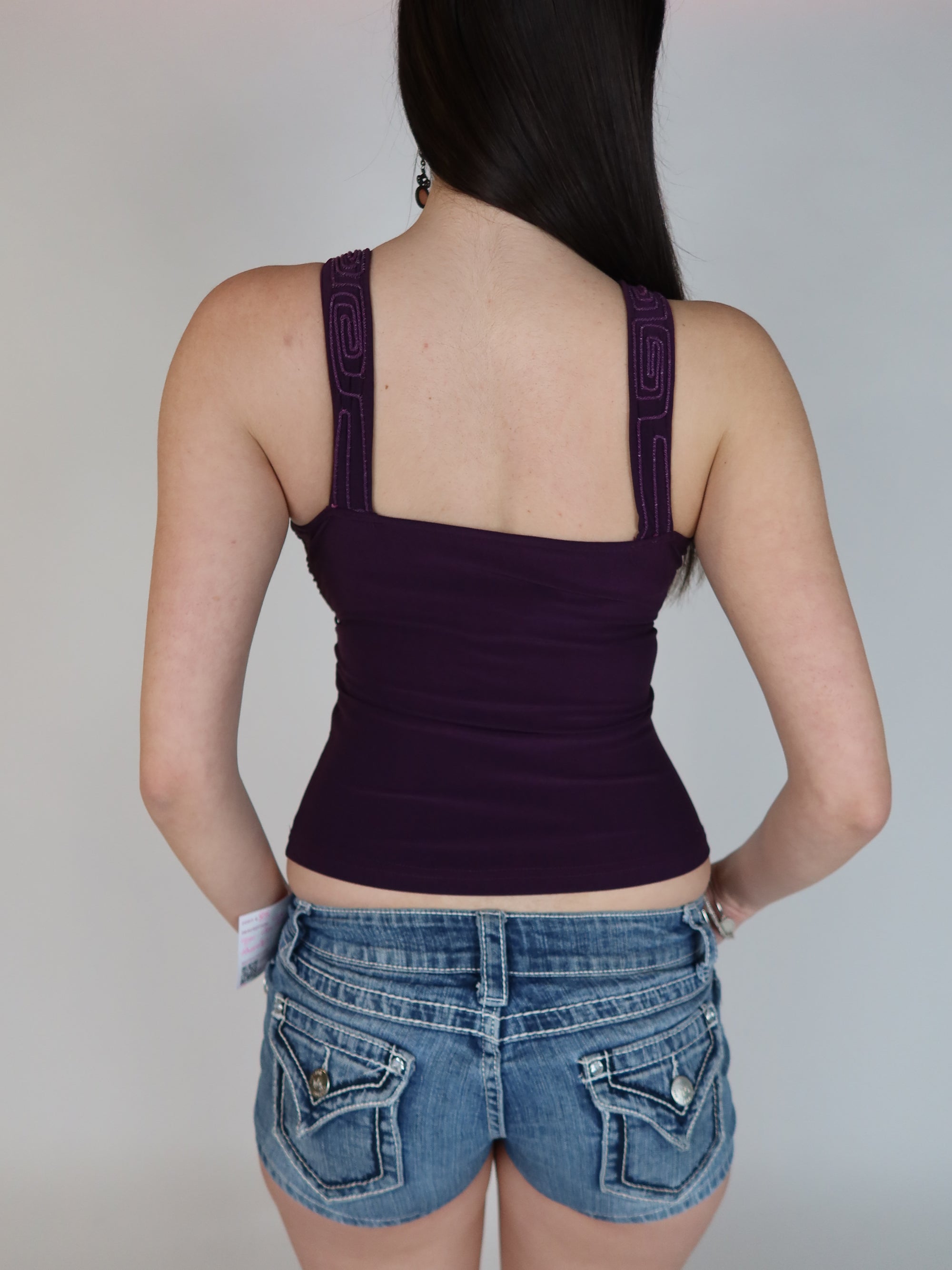 Y2K Embellished Tank S/M