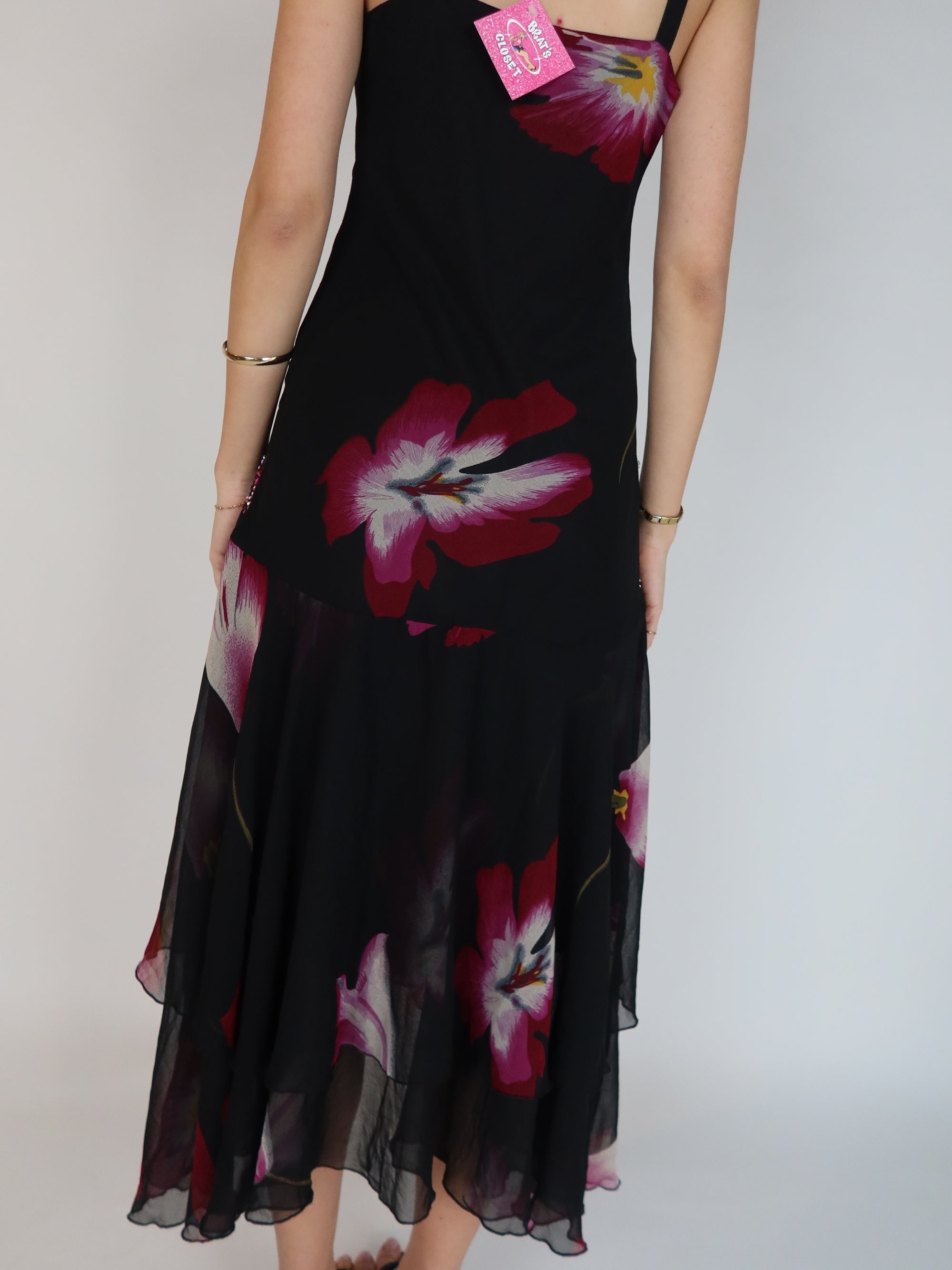 Beaded Midi Dress M