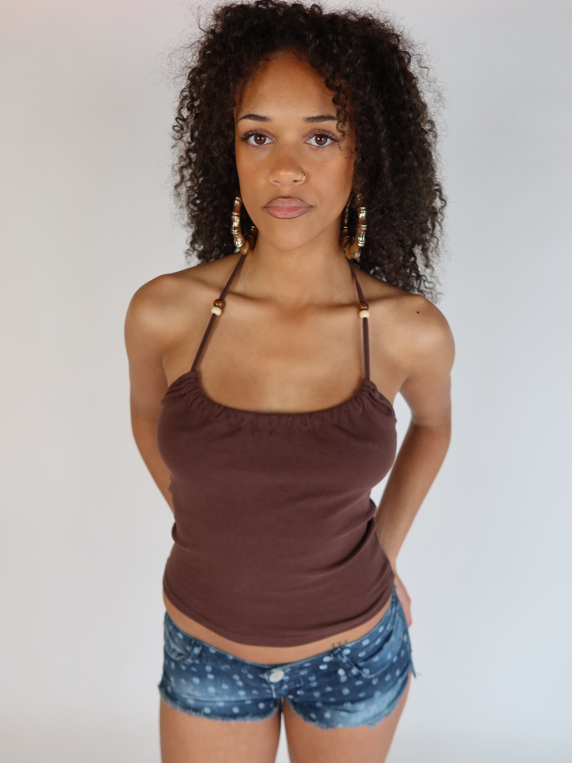 Beaded Halter Top XS/S