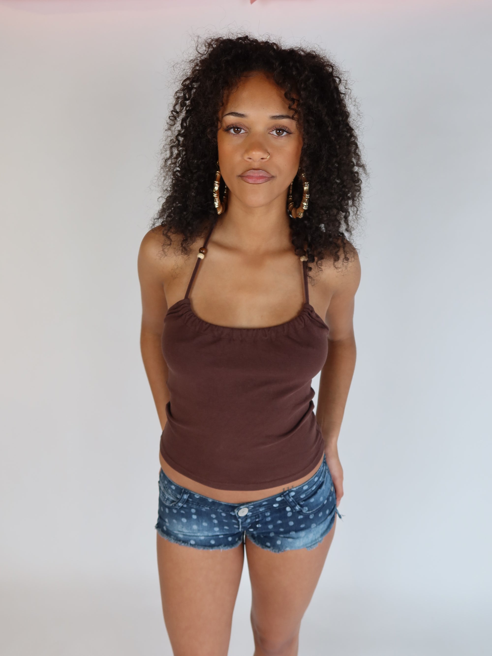 Beaded Halter Top XS/S