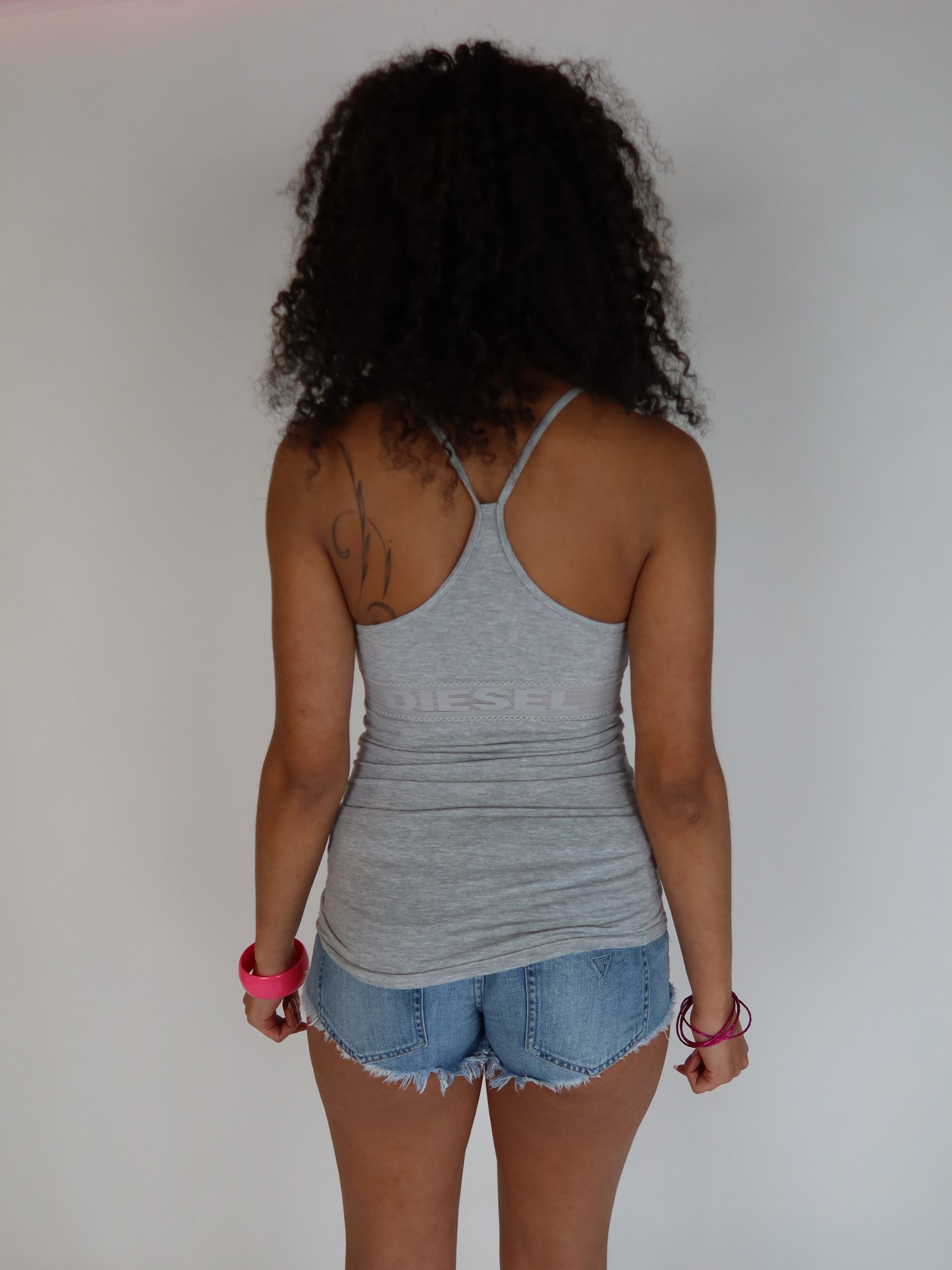 Y2K Diesel Grey Top S/M