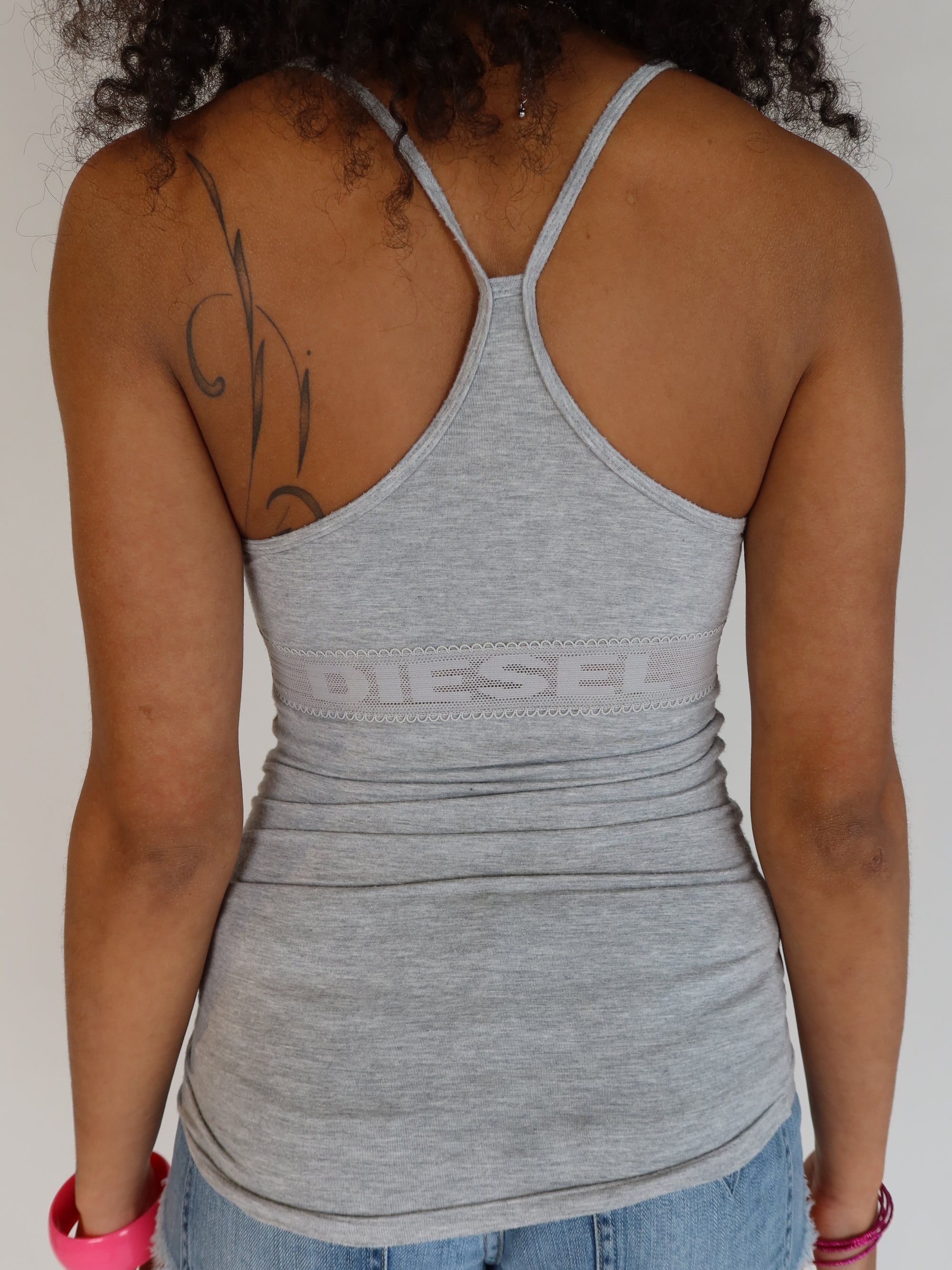 Y2K Diesel Grey Top S/M