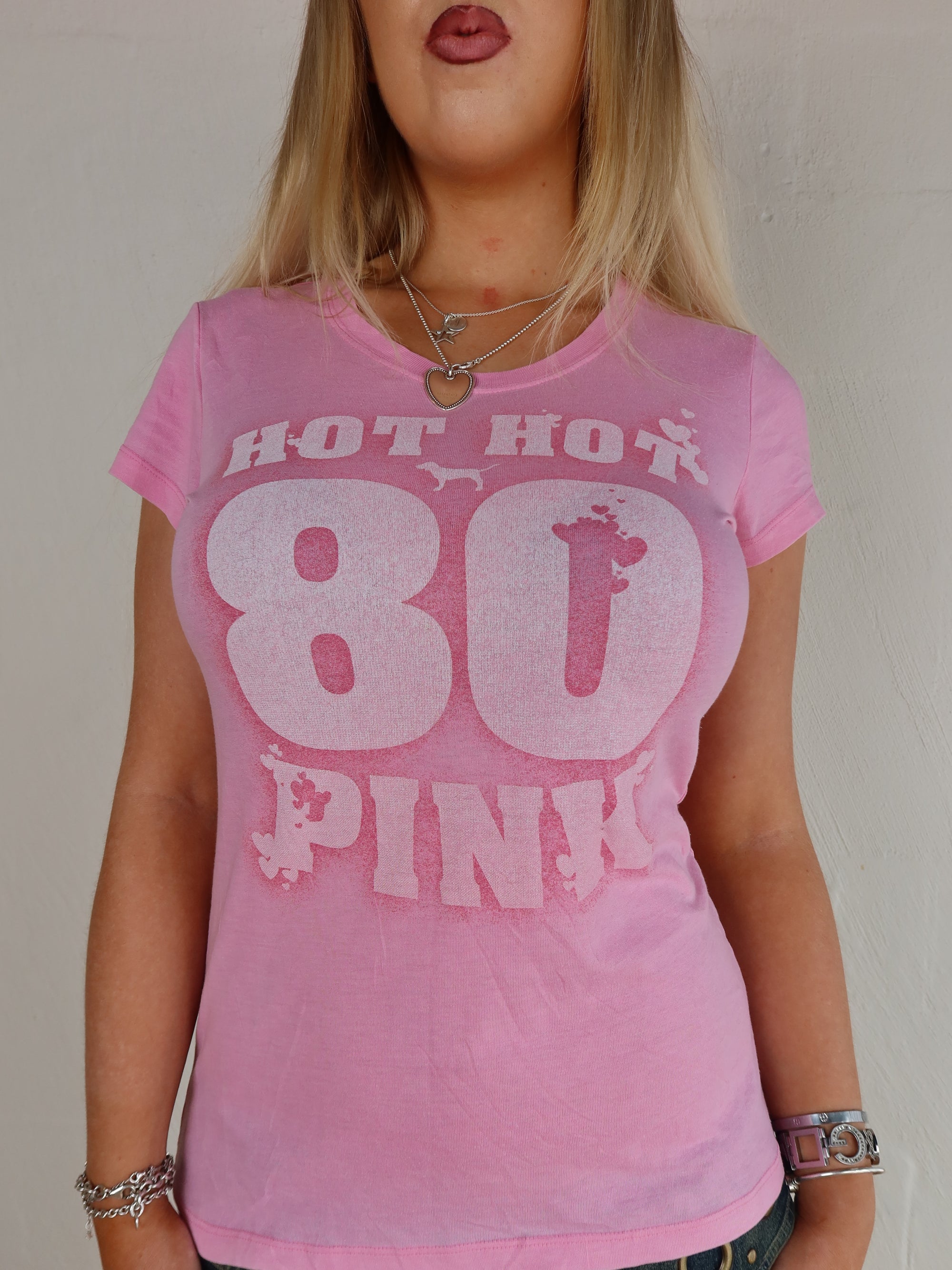 Y2K Pink Tee S/M
