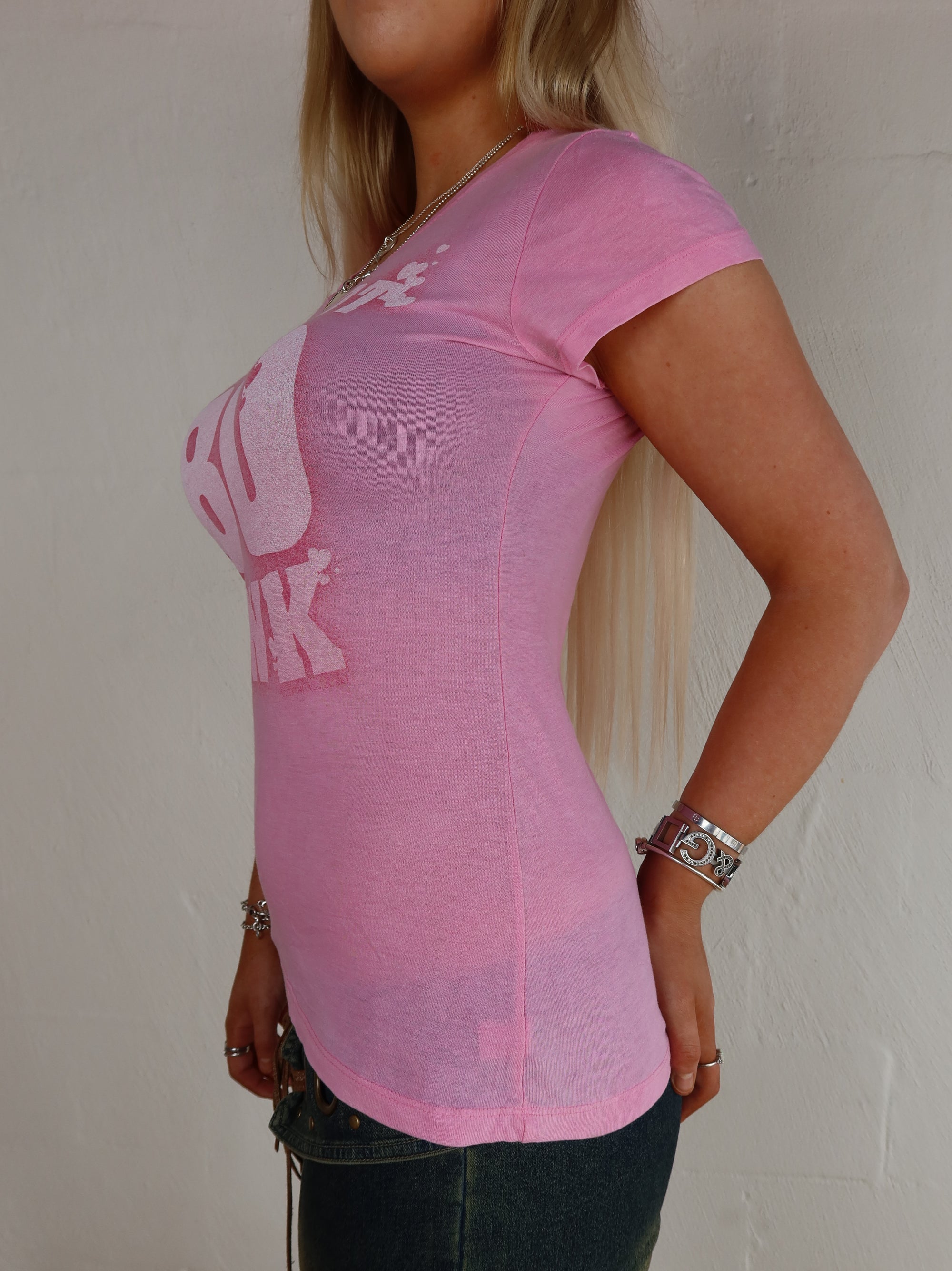 Y2K Pink Tee S/M