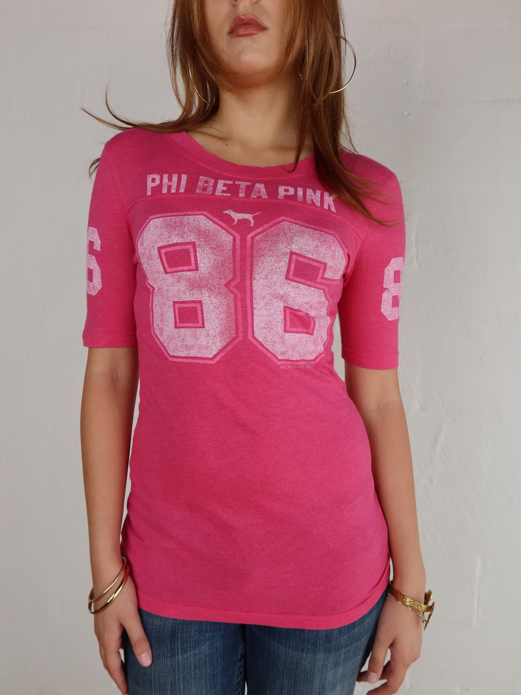 Y2K Pink Tee S