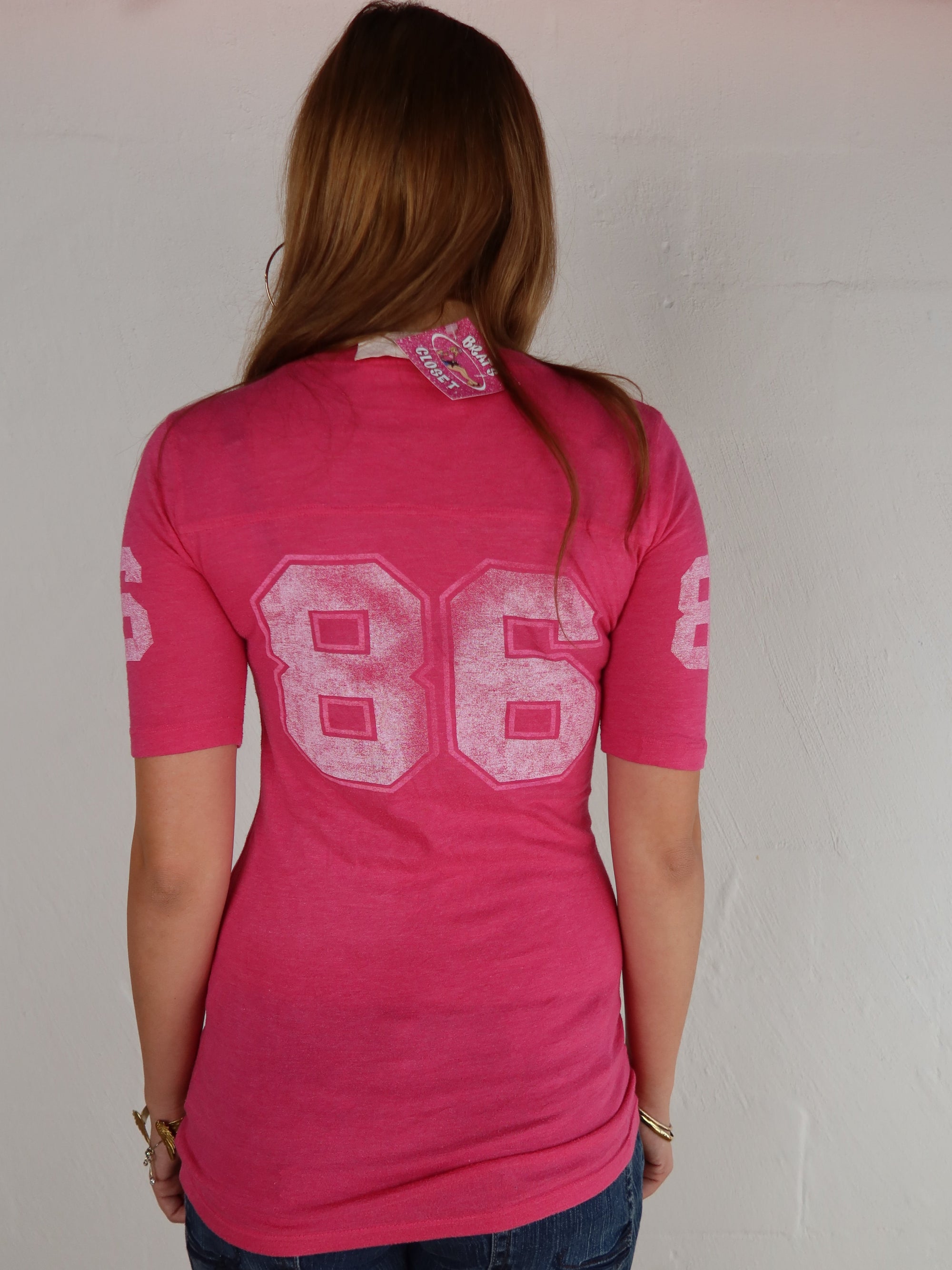 Y2K Pink Tee S