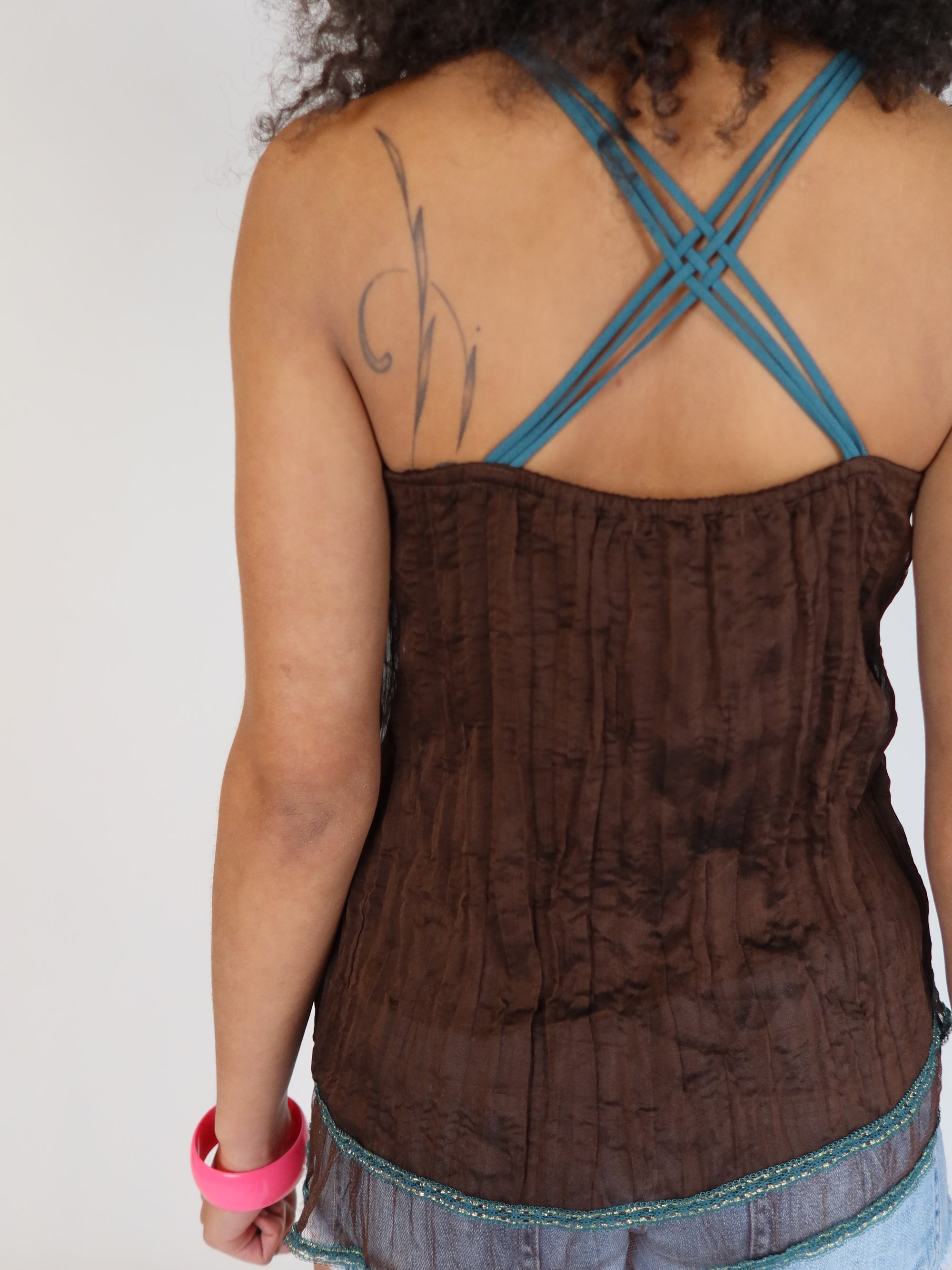 Y2K Beaded Cami S/M