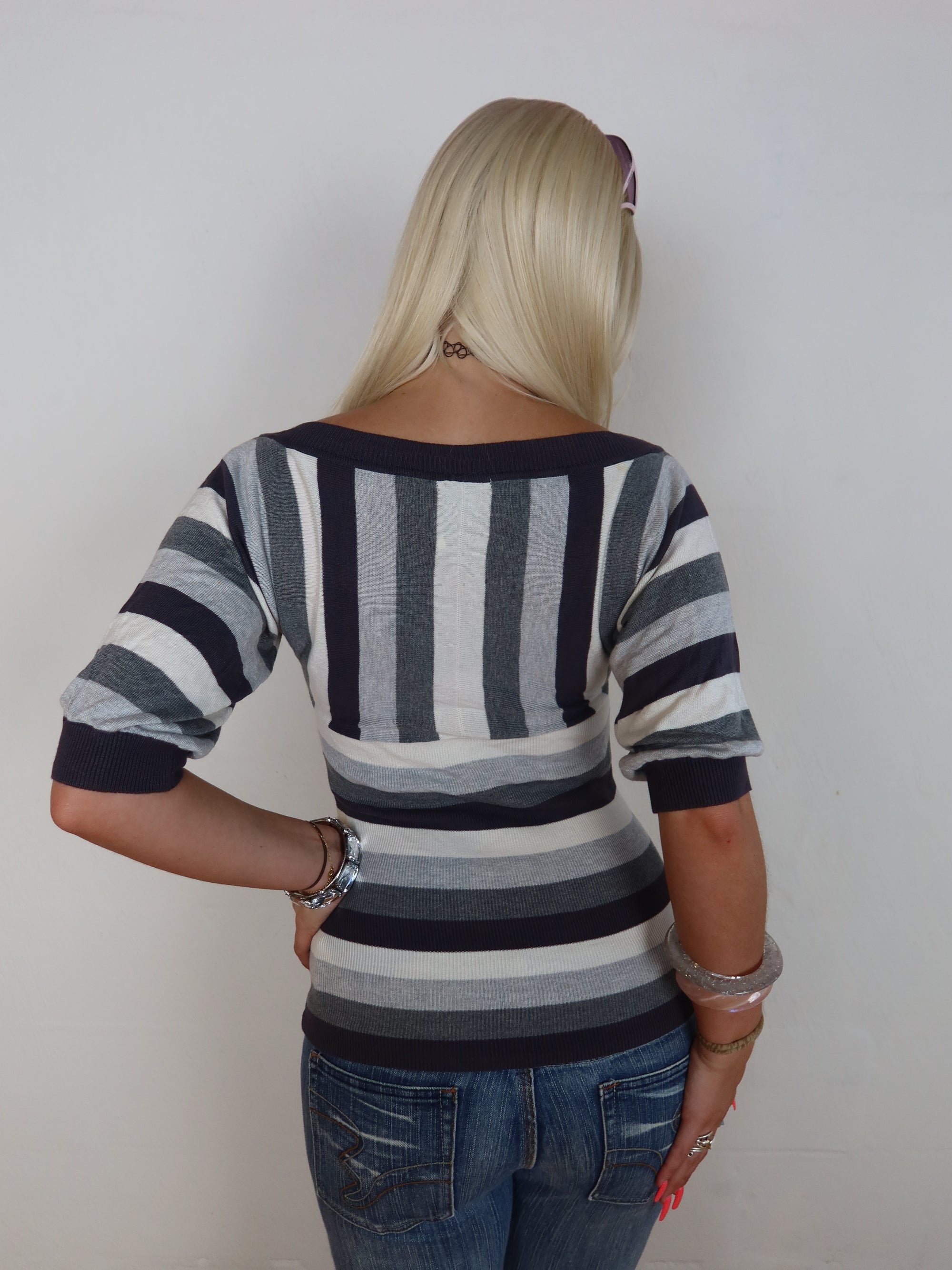 Y2K Deadstock Knit Top S