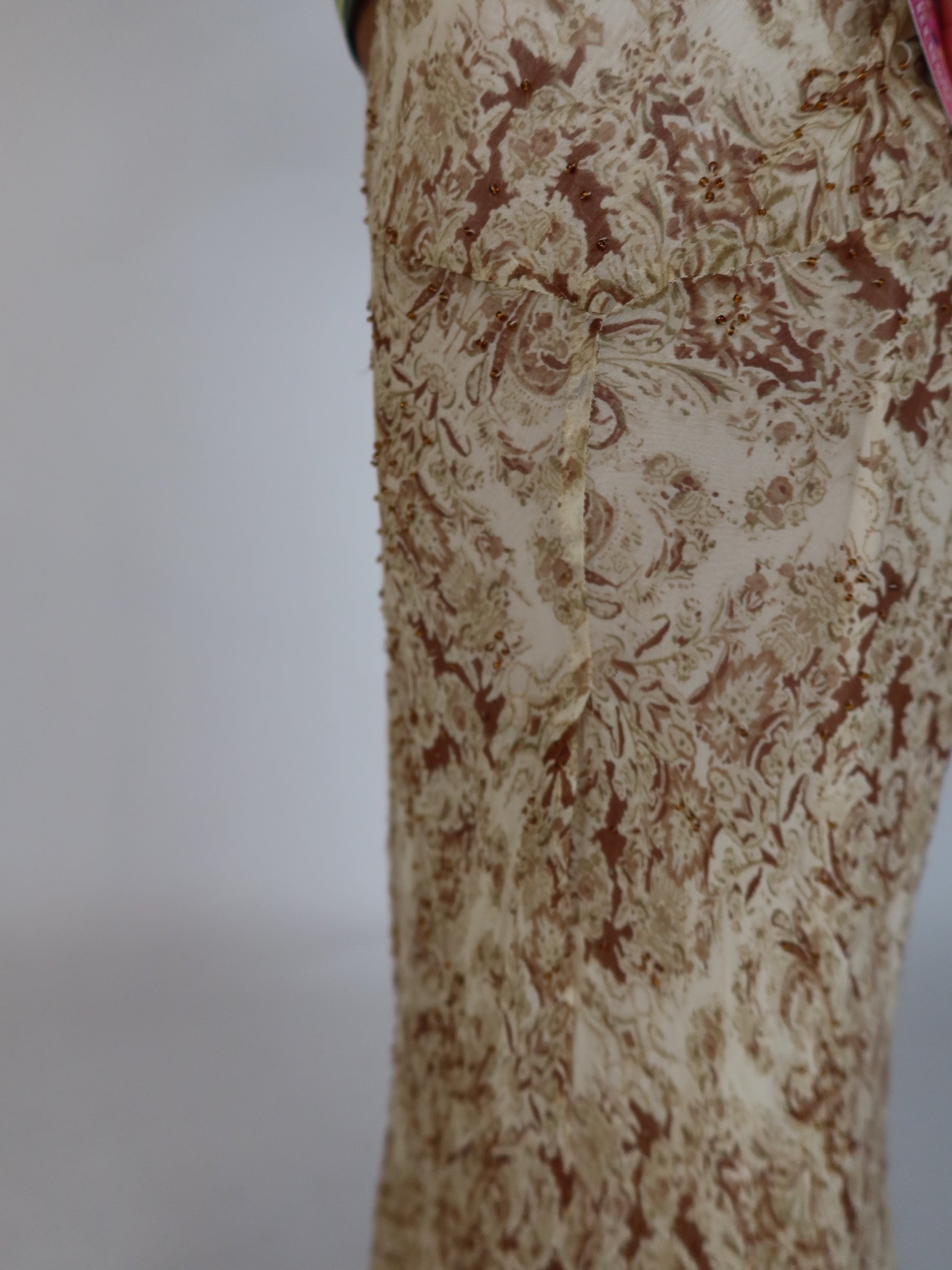 100% Silk Midi Skirt S/M