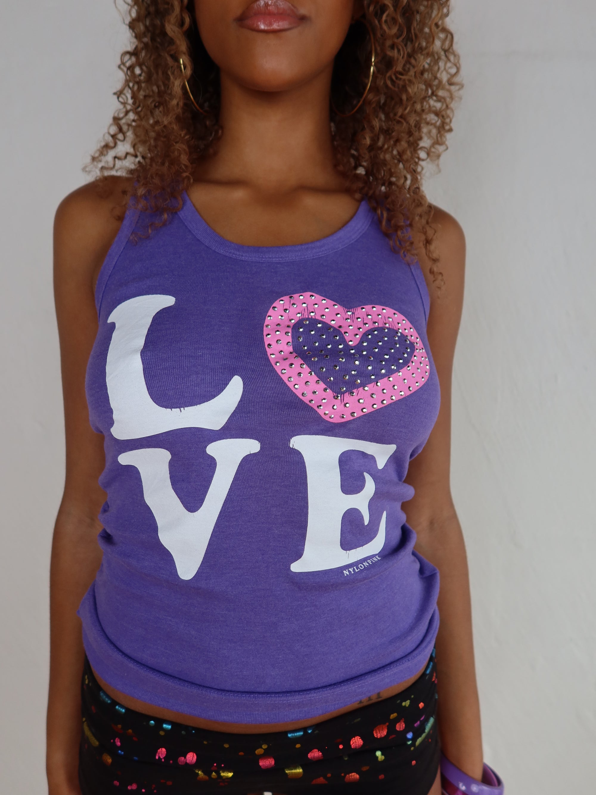 Pink 'LOVE' Tank S
