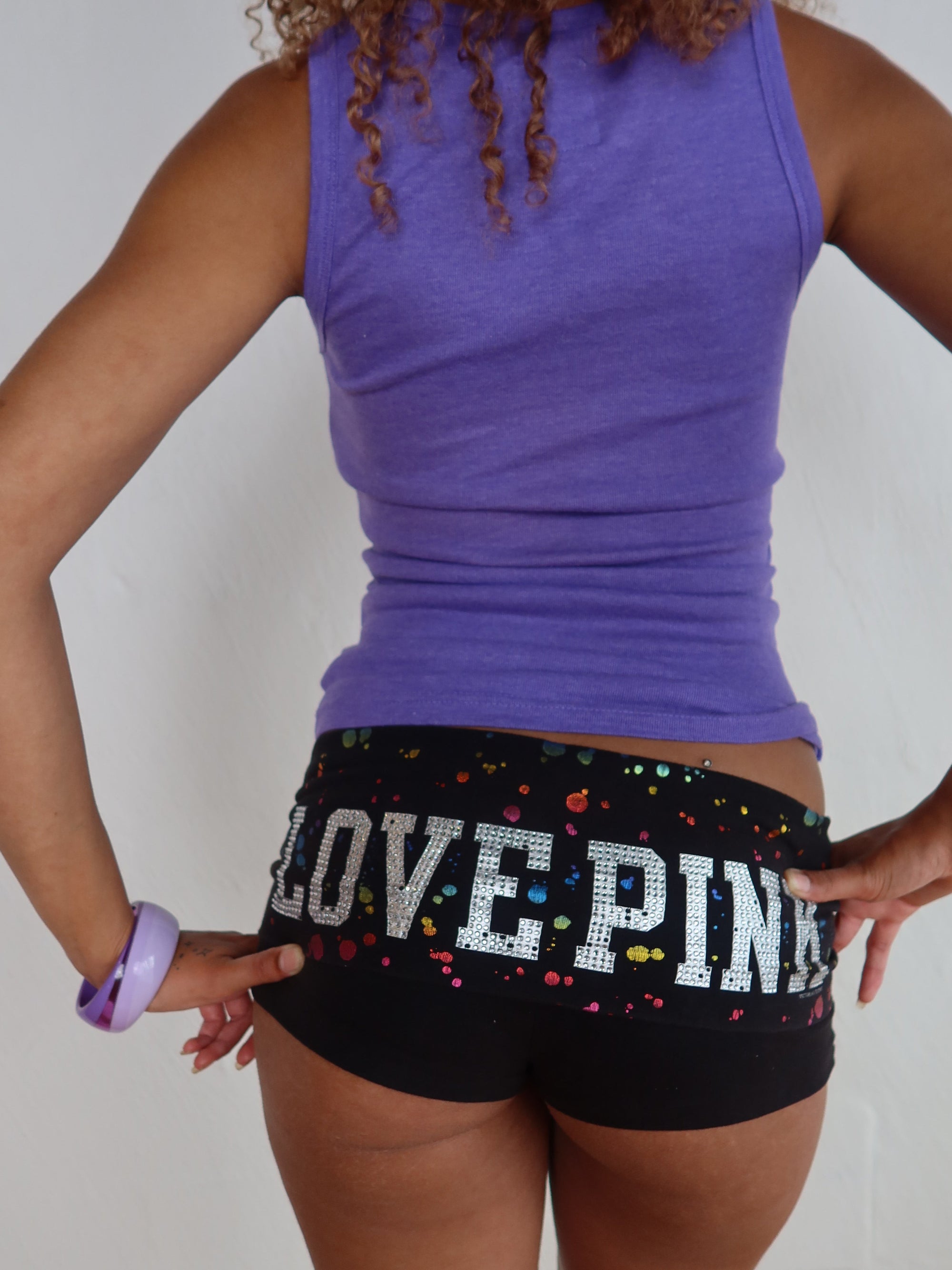 Pink 'LOVE' Tank S