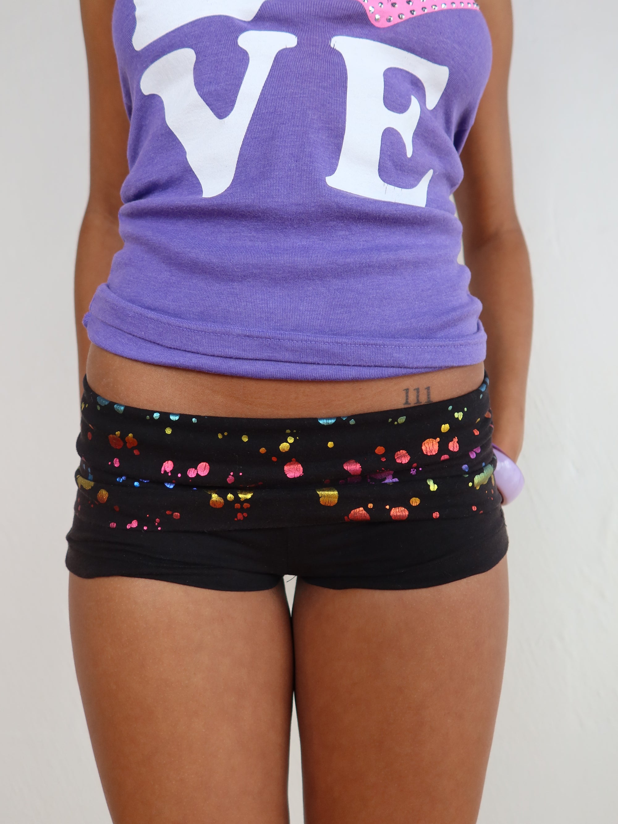 Pink Fold-Over Short S/M