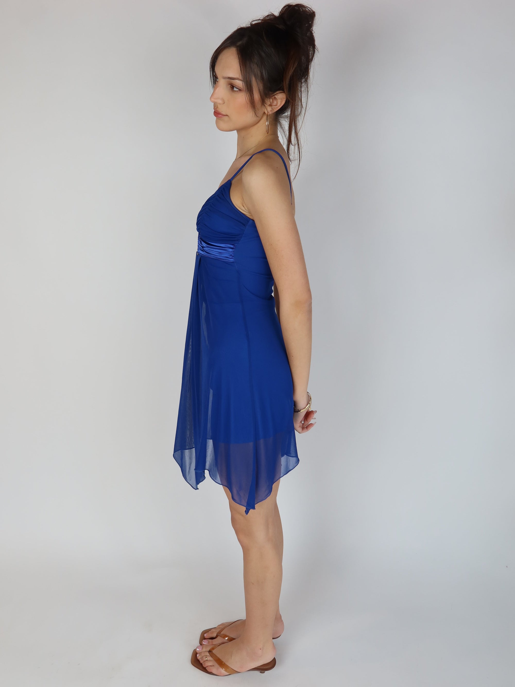 Y2K Sapphire Mini Dress S/M