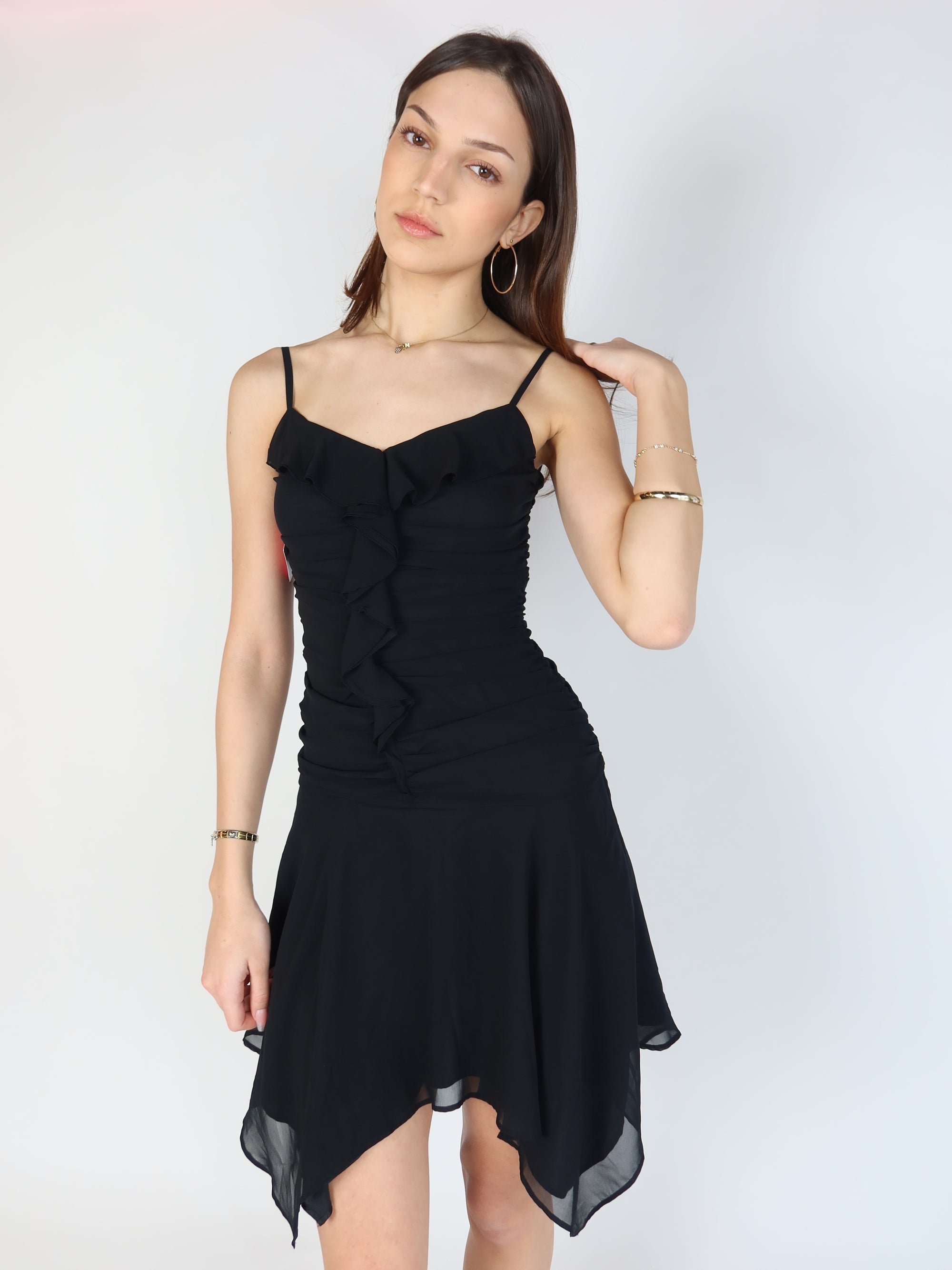 Y2K Chiffon Mini Dress XS/S