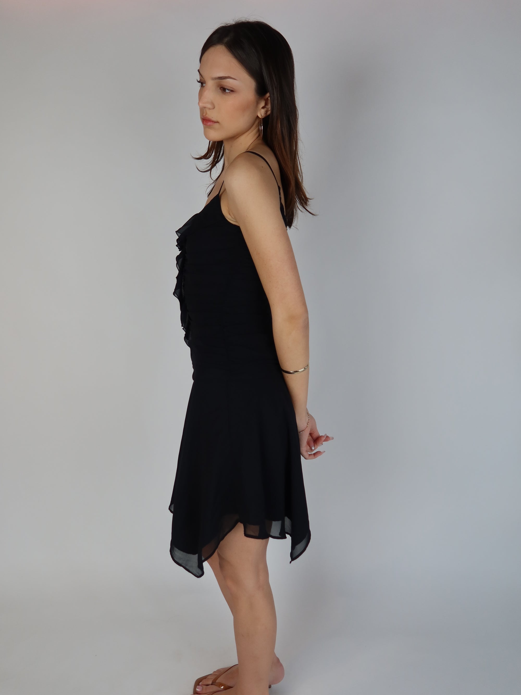Y2K Chiffon Mini Dress XS/S