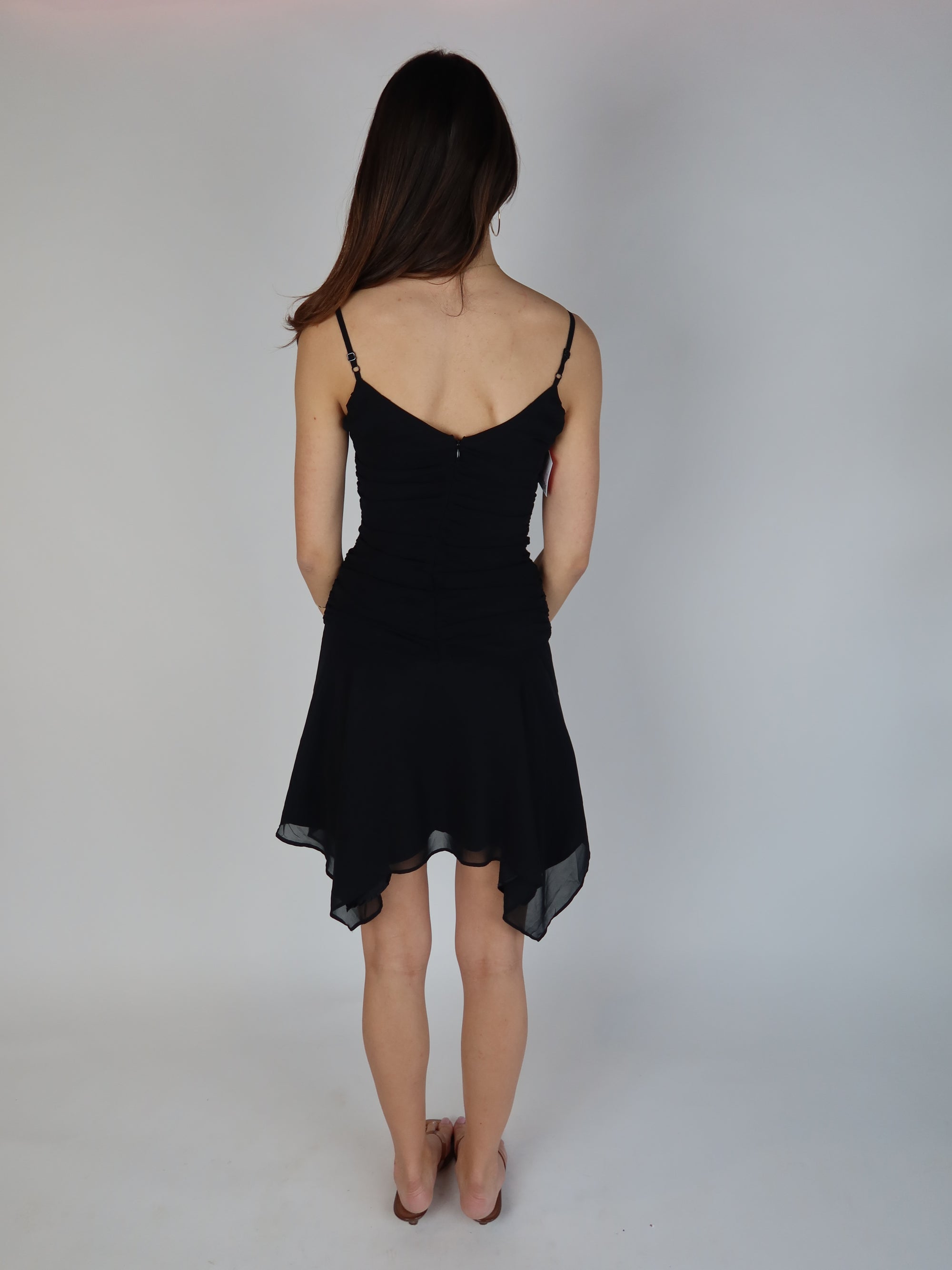 Y2K Chiffon Mini Dress XS/S
