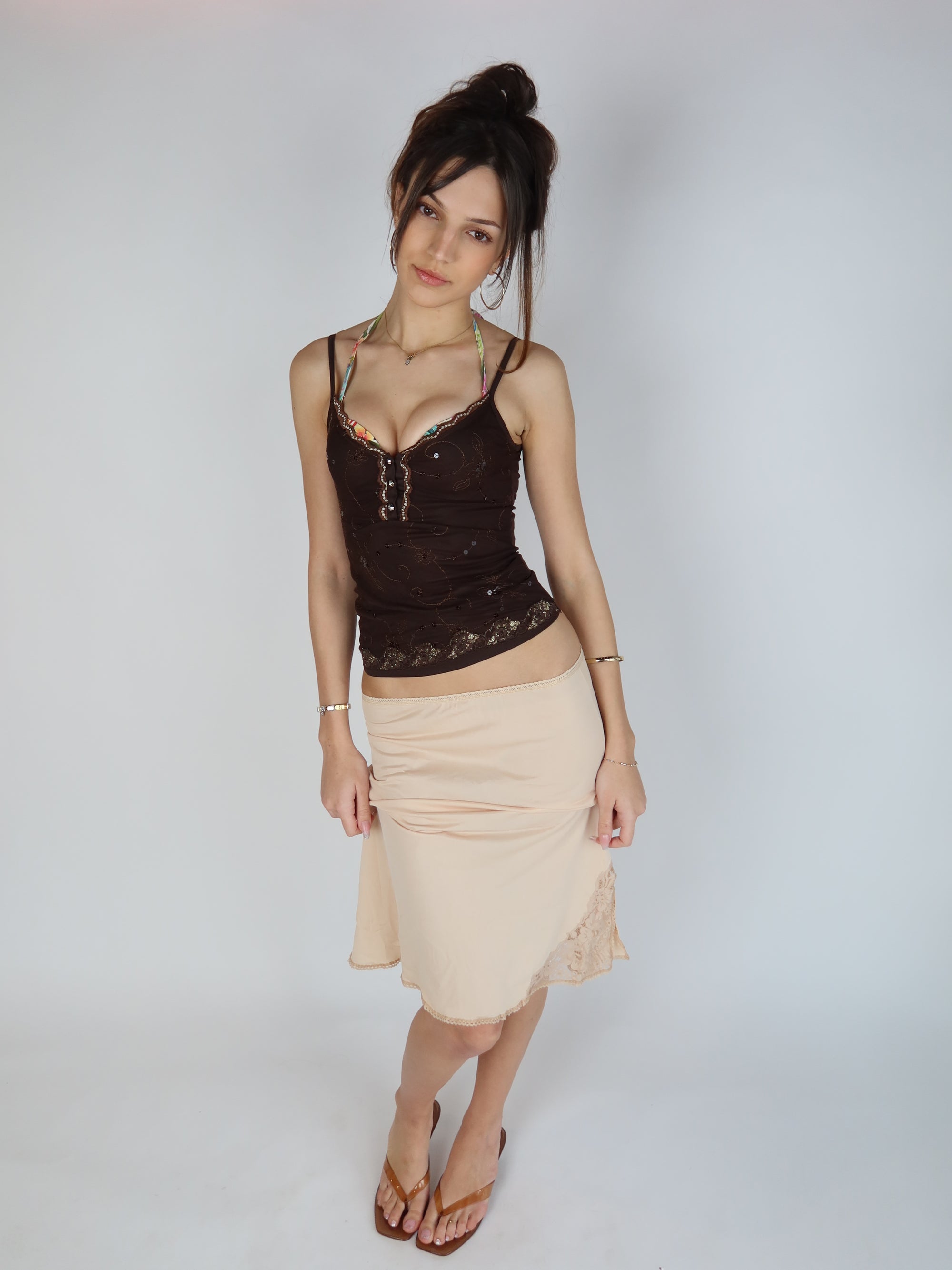Y2K Mesh Cami XS/S
