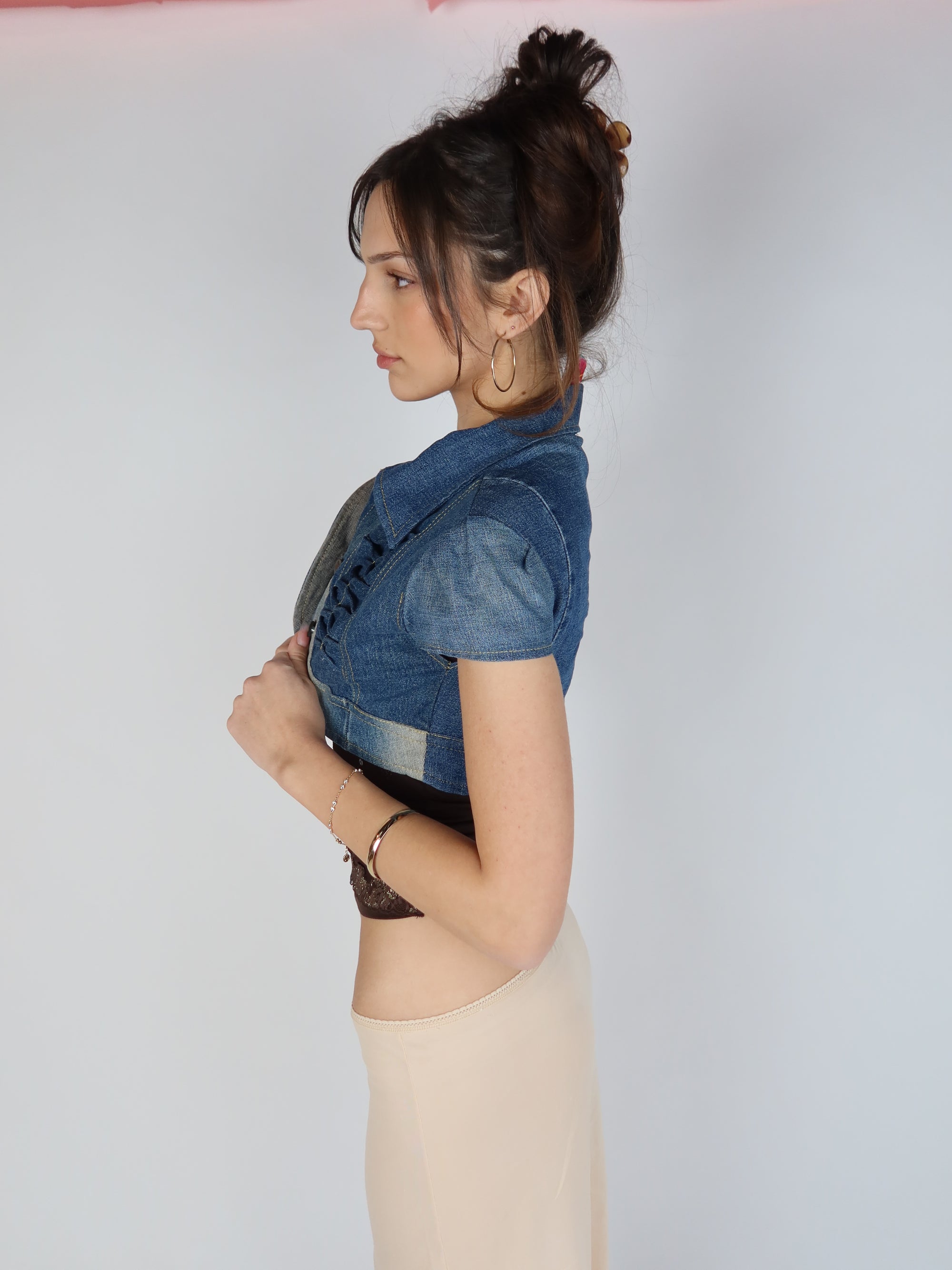 Y2K Denim Bolero S/M