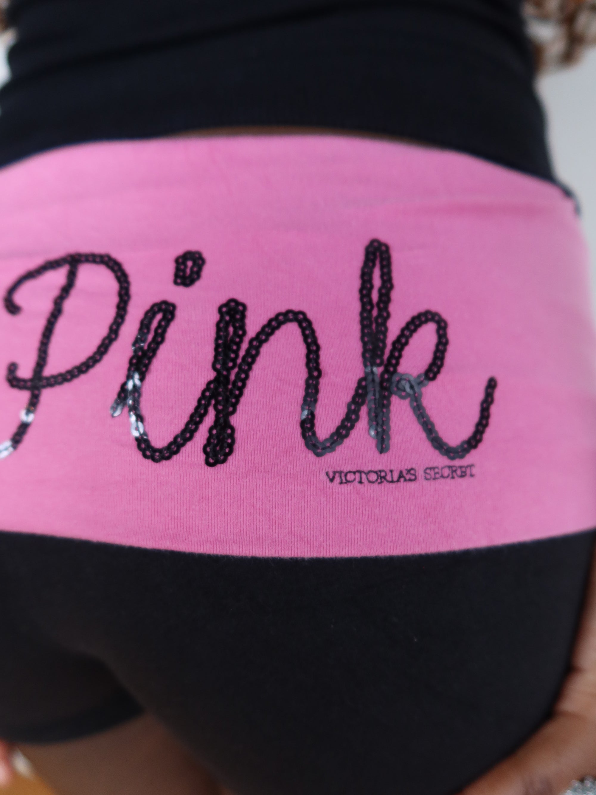 Pink Fold-Over Shorts S/M