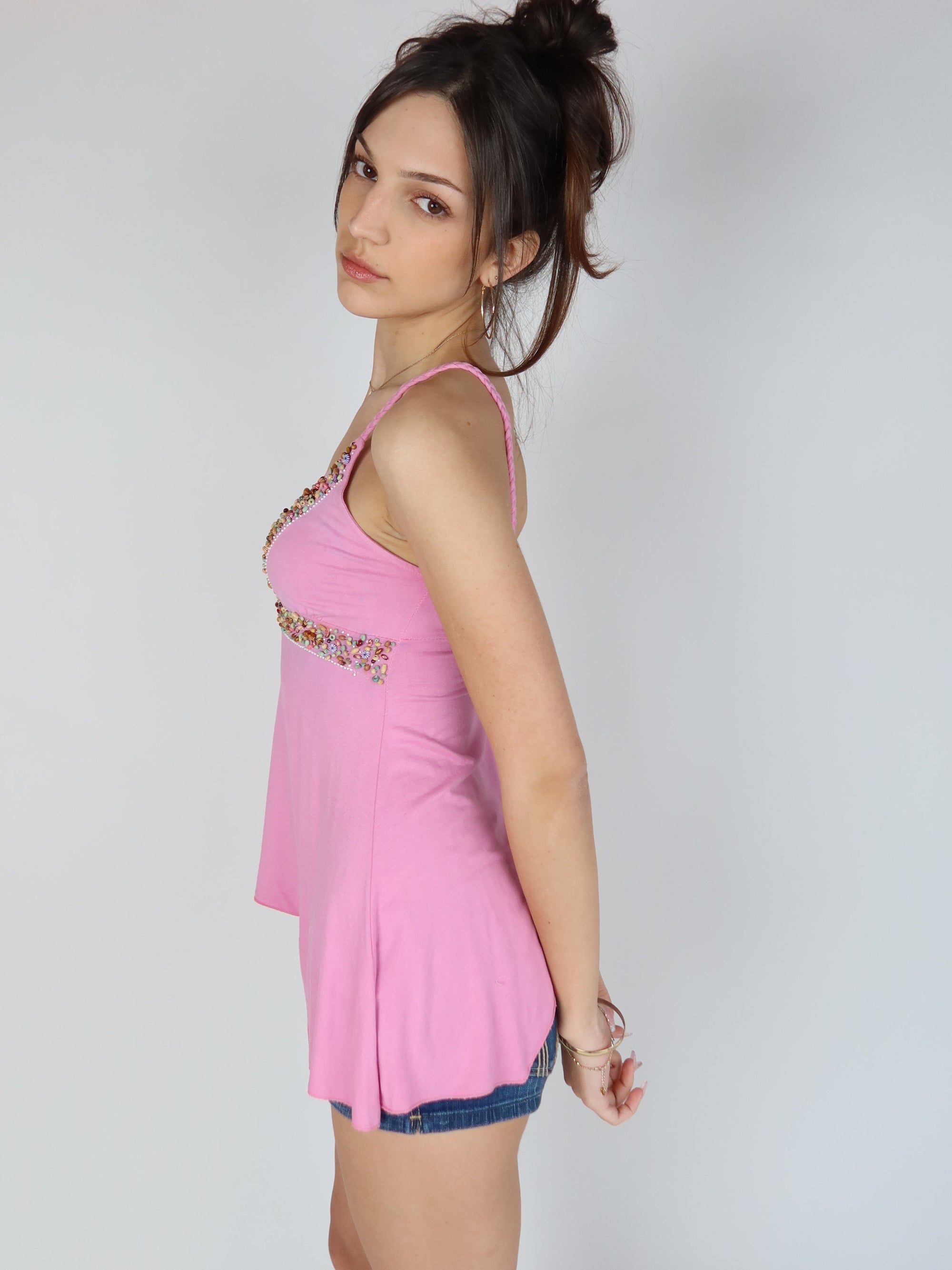 Beaded Babydoll Cami S/M