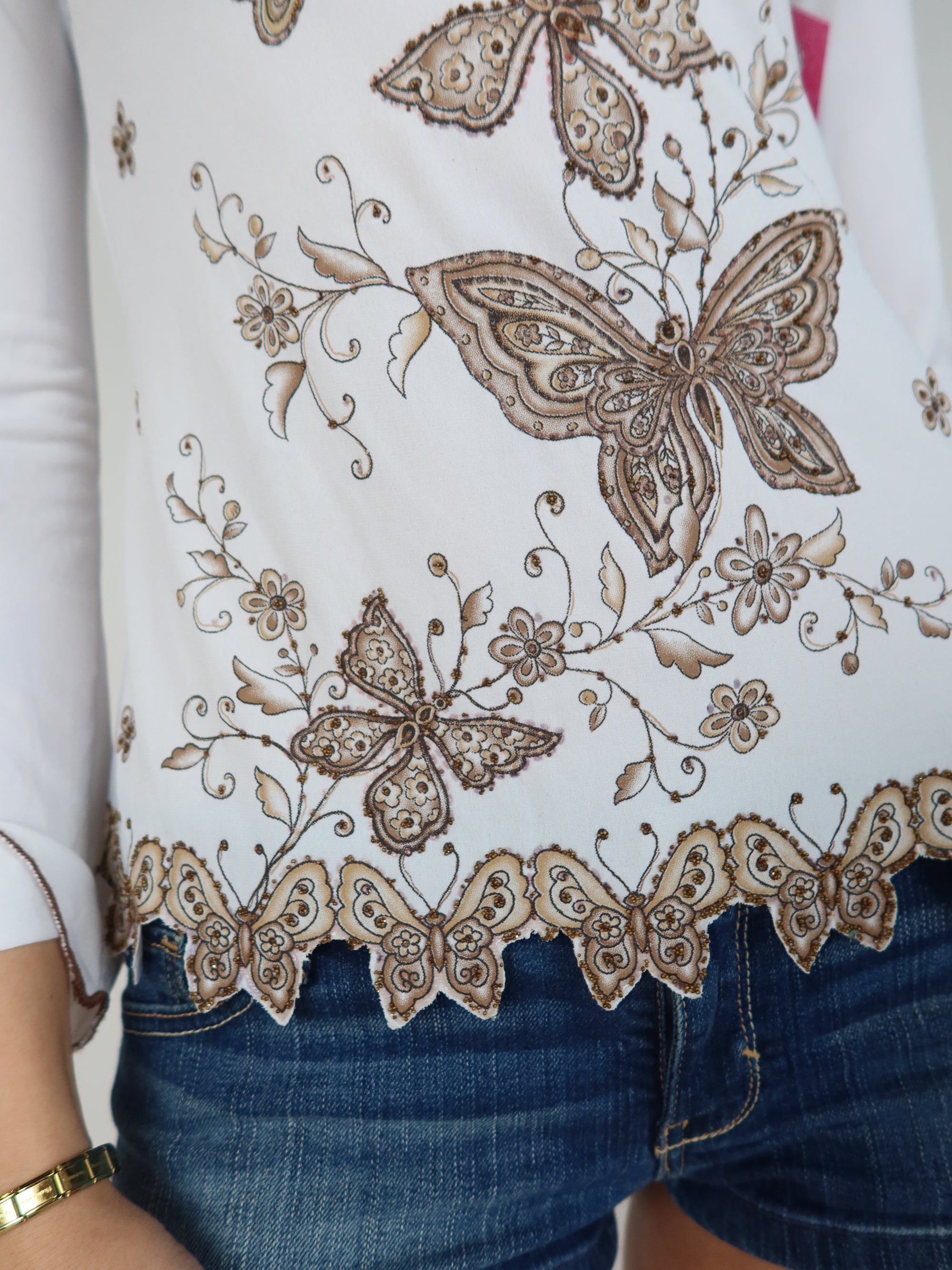 Y2K Butterfly Long Sleeve XS/S