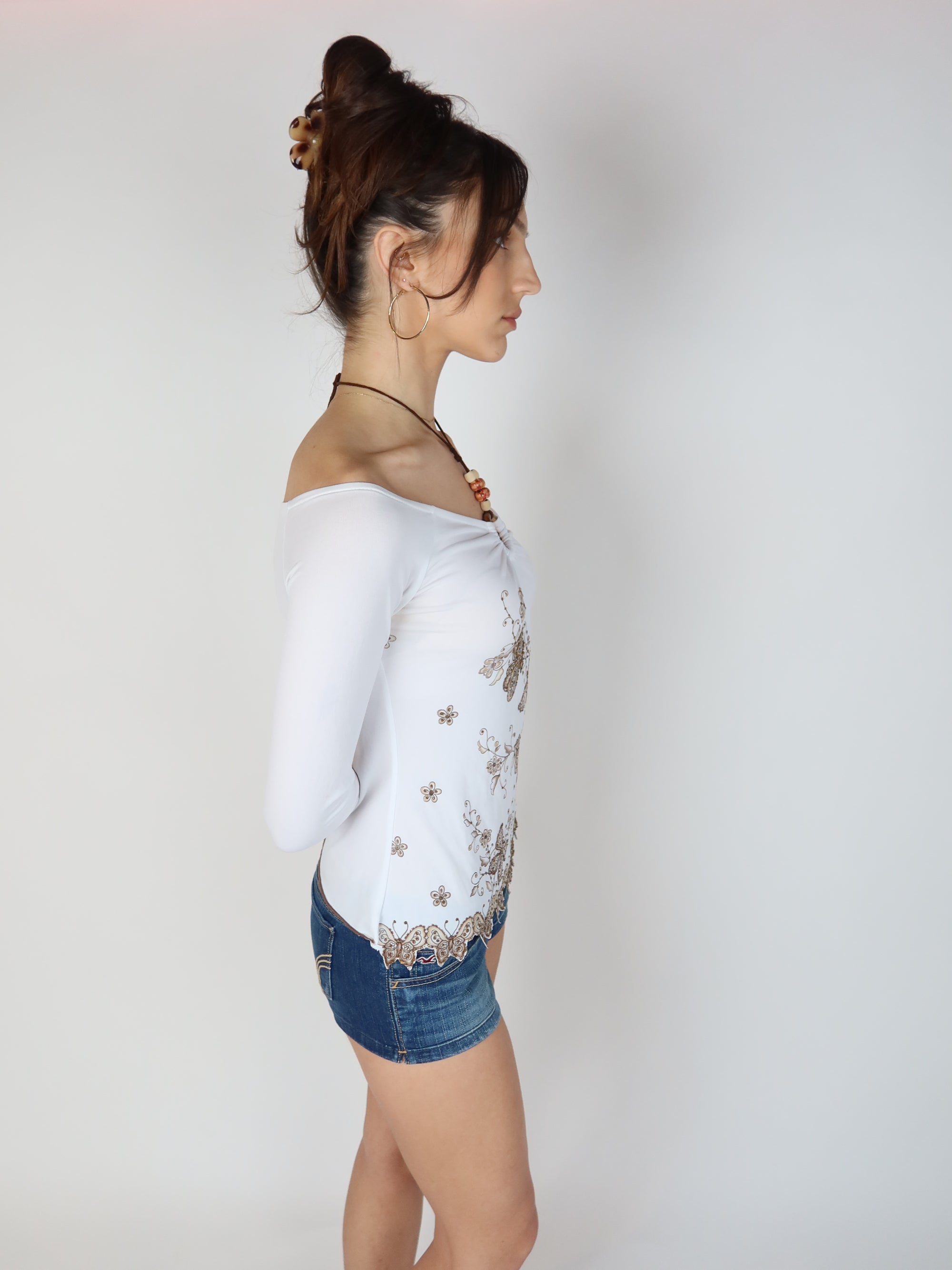 Y2K Butterfly Long Sleeve XS/S