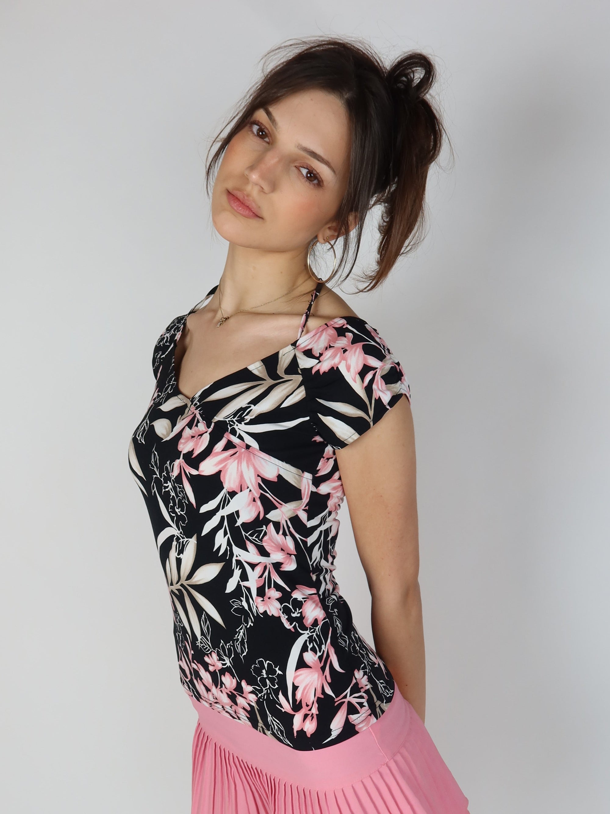 Y2K Tropical Top XS/S