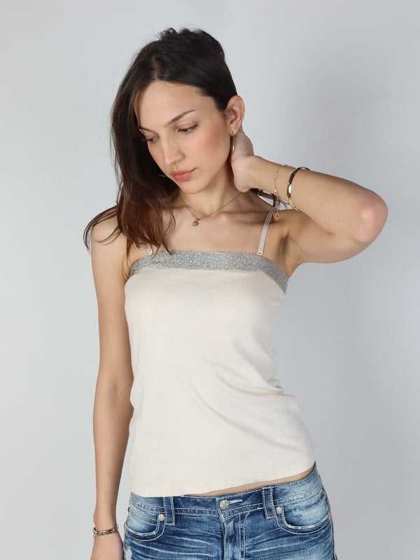 Vintage Y2K tube top, resale clothing at Brat's Closet.