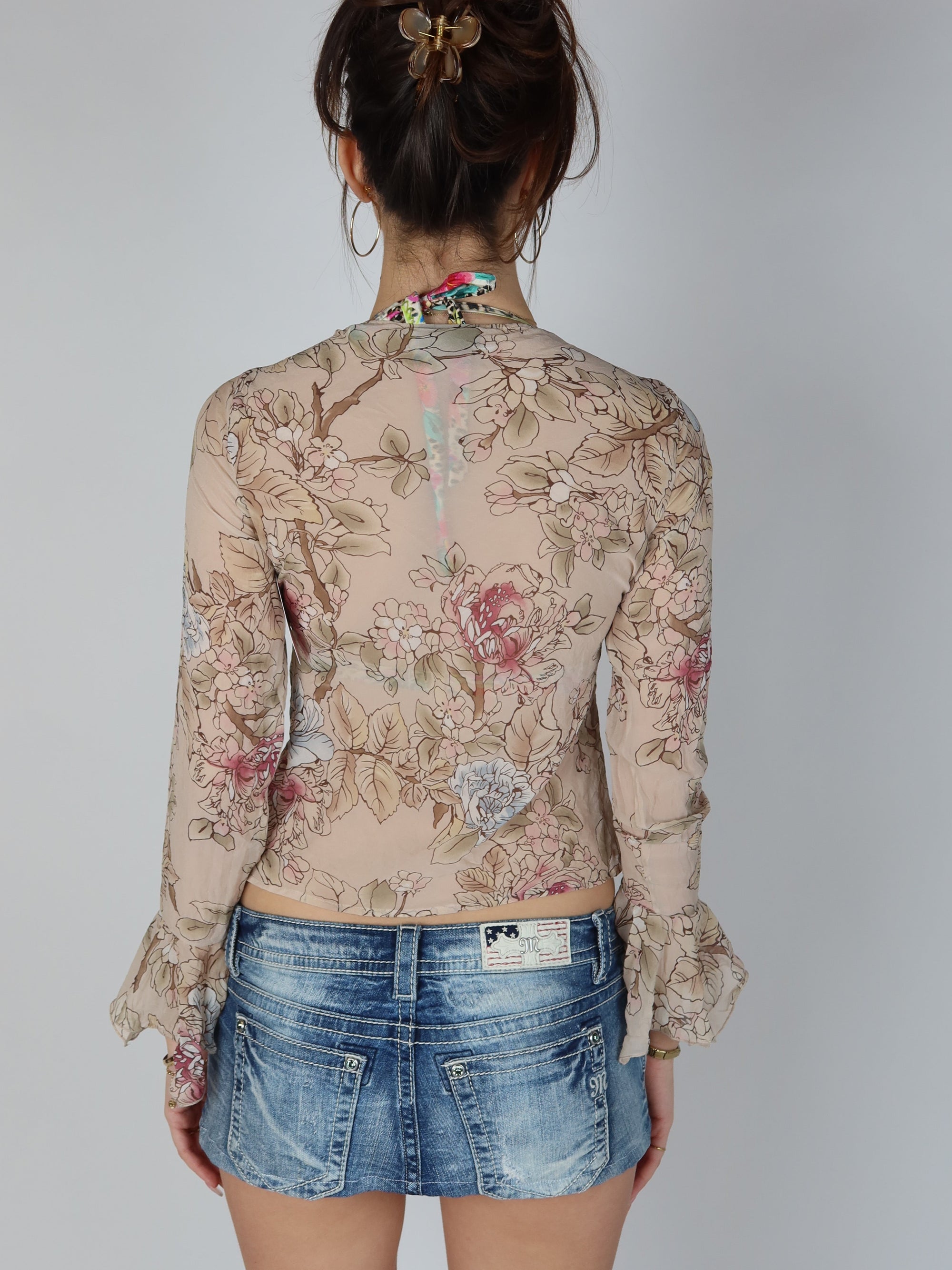 100% Silk Blouse S/M
