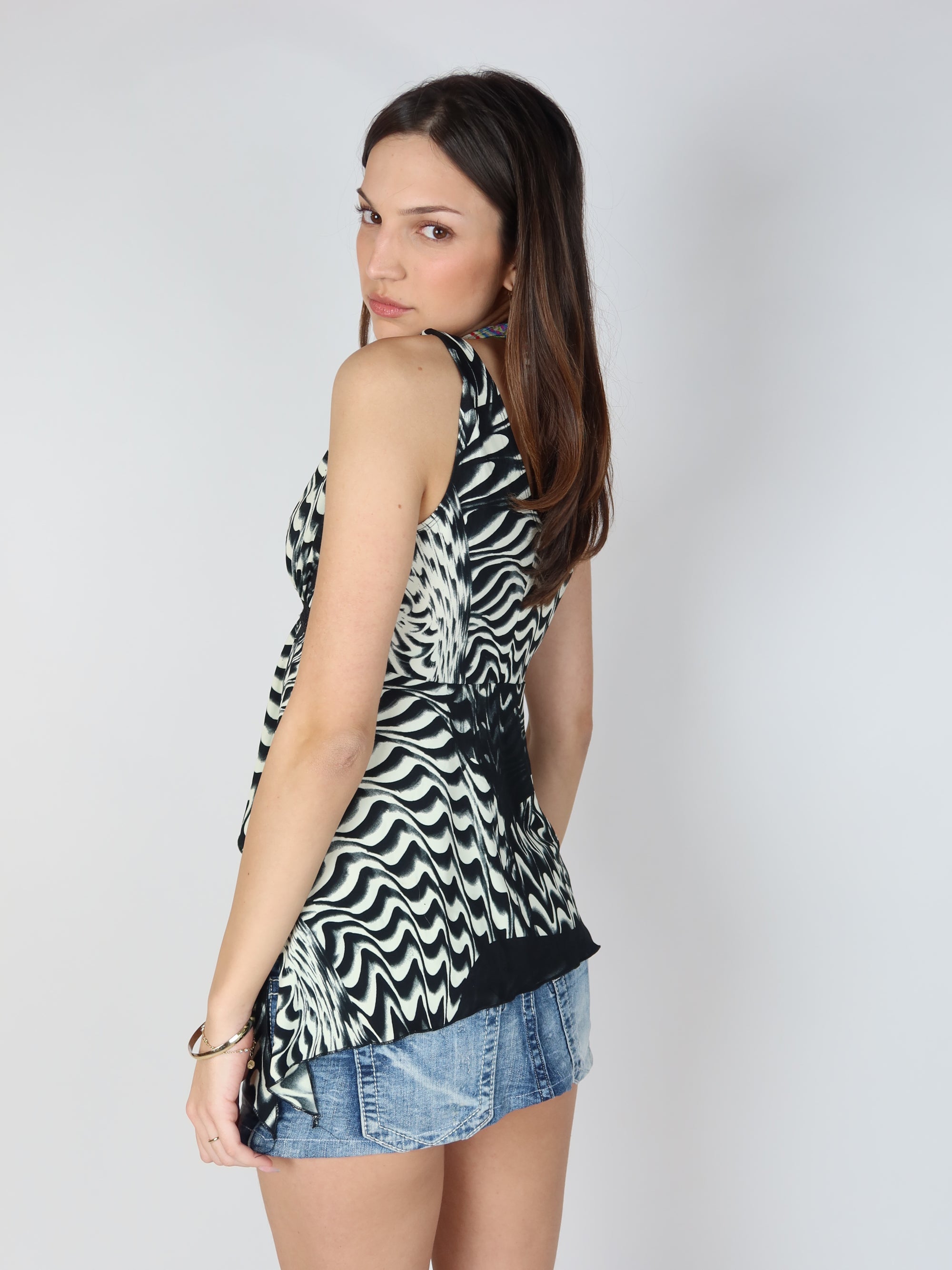 Y2K Flowy Top S/M