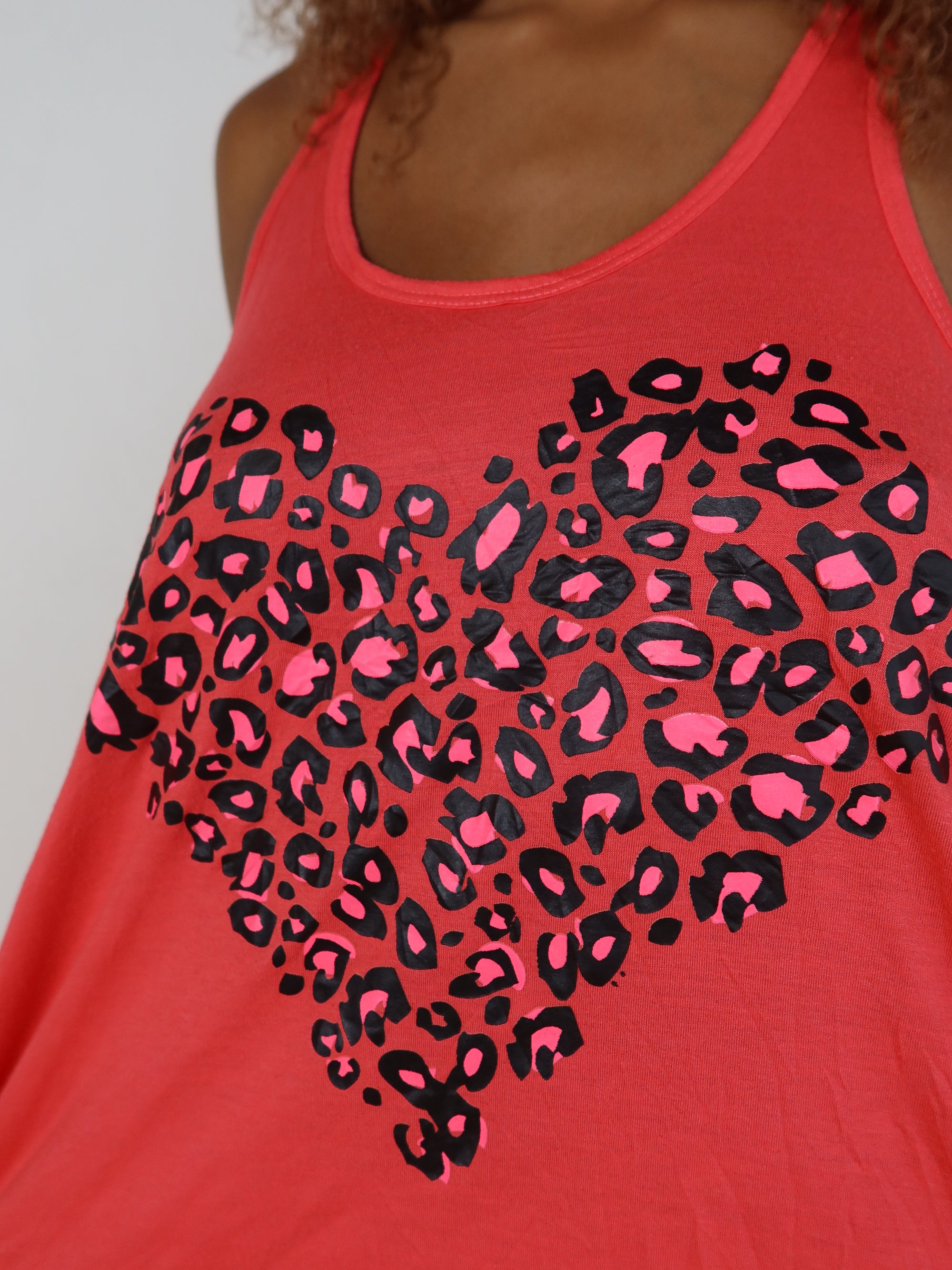 Leopard Print Tank S-M