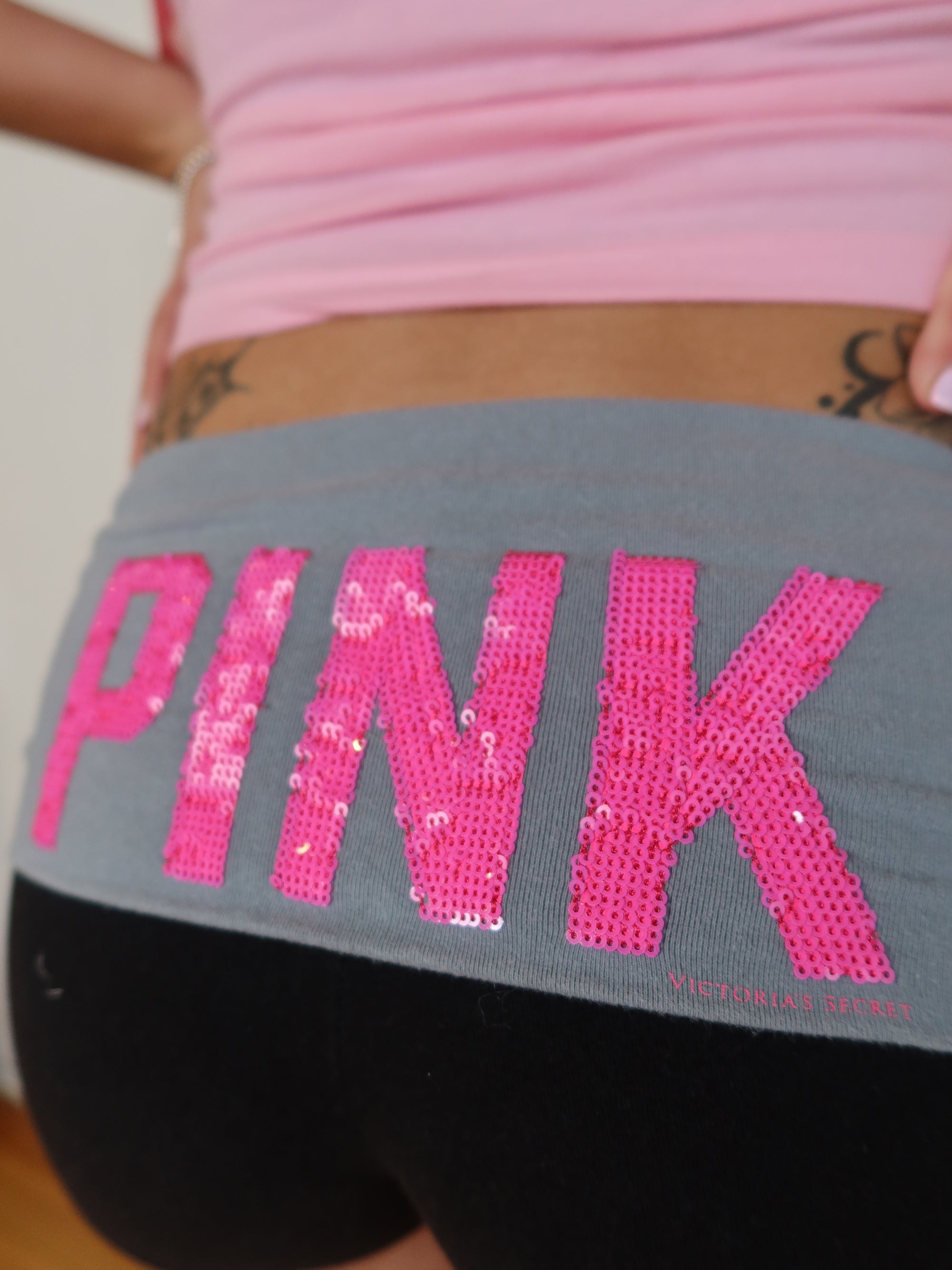 Pink Fold-Over Short S/M