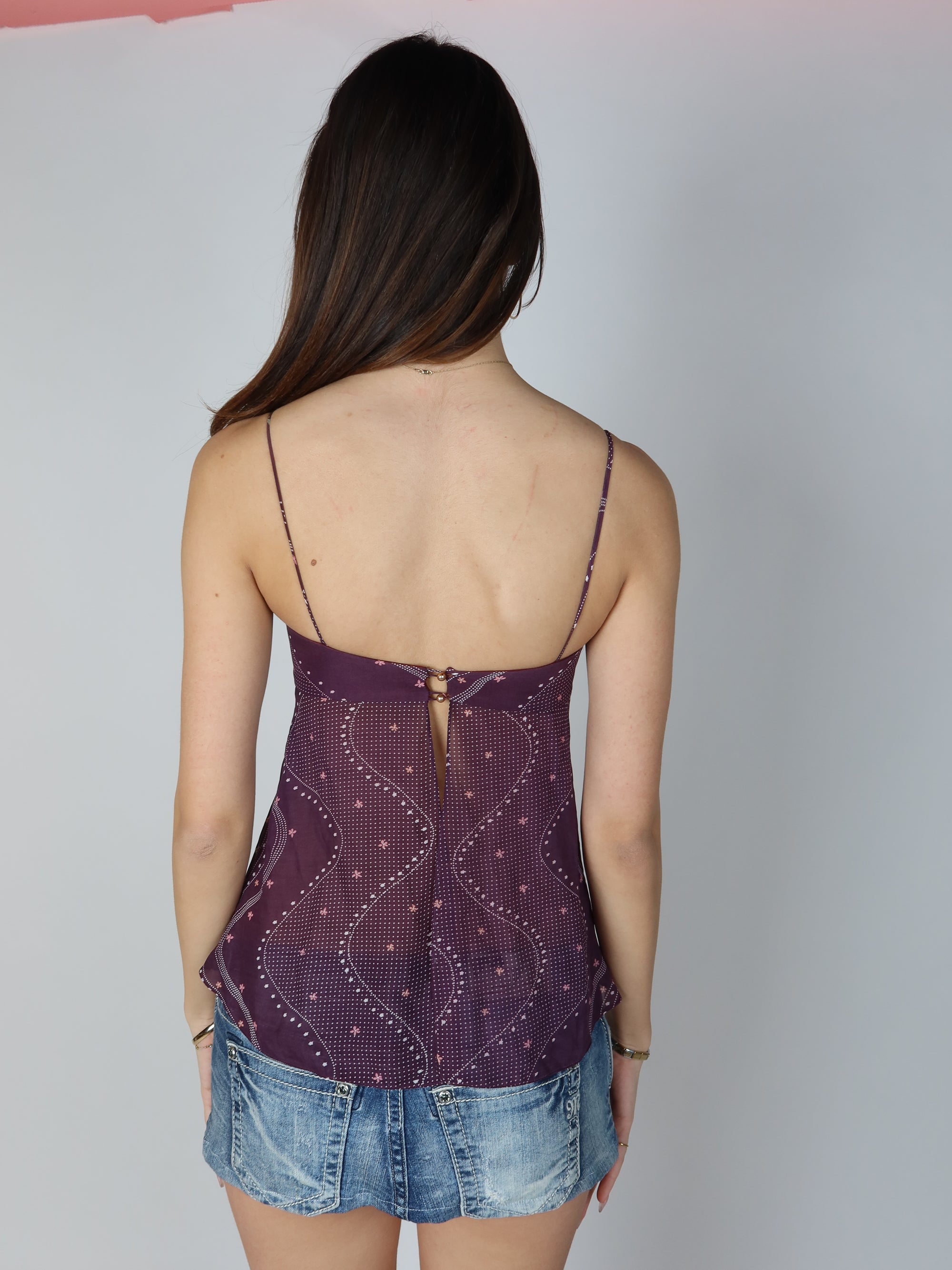 Purple Bustier Tank S