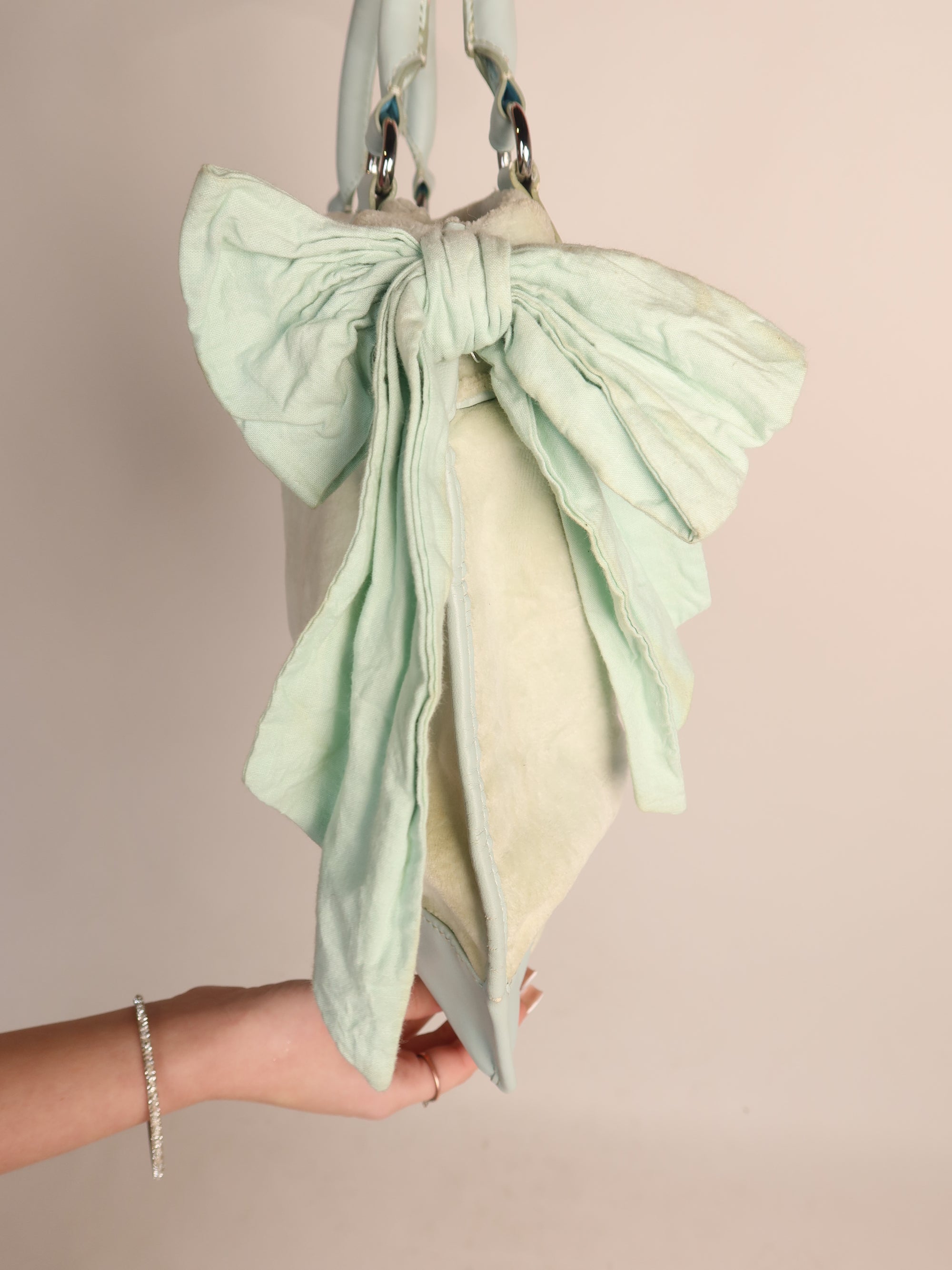 Y2K Juicy Terry Towel Tote Bag