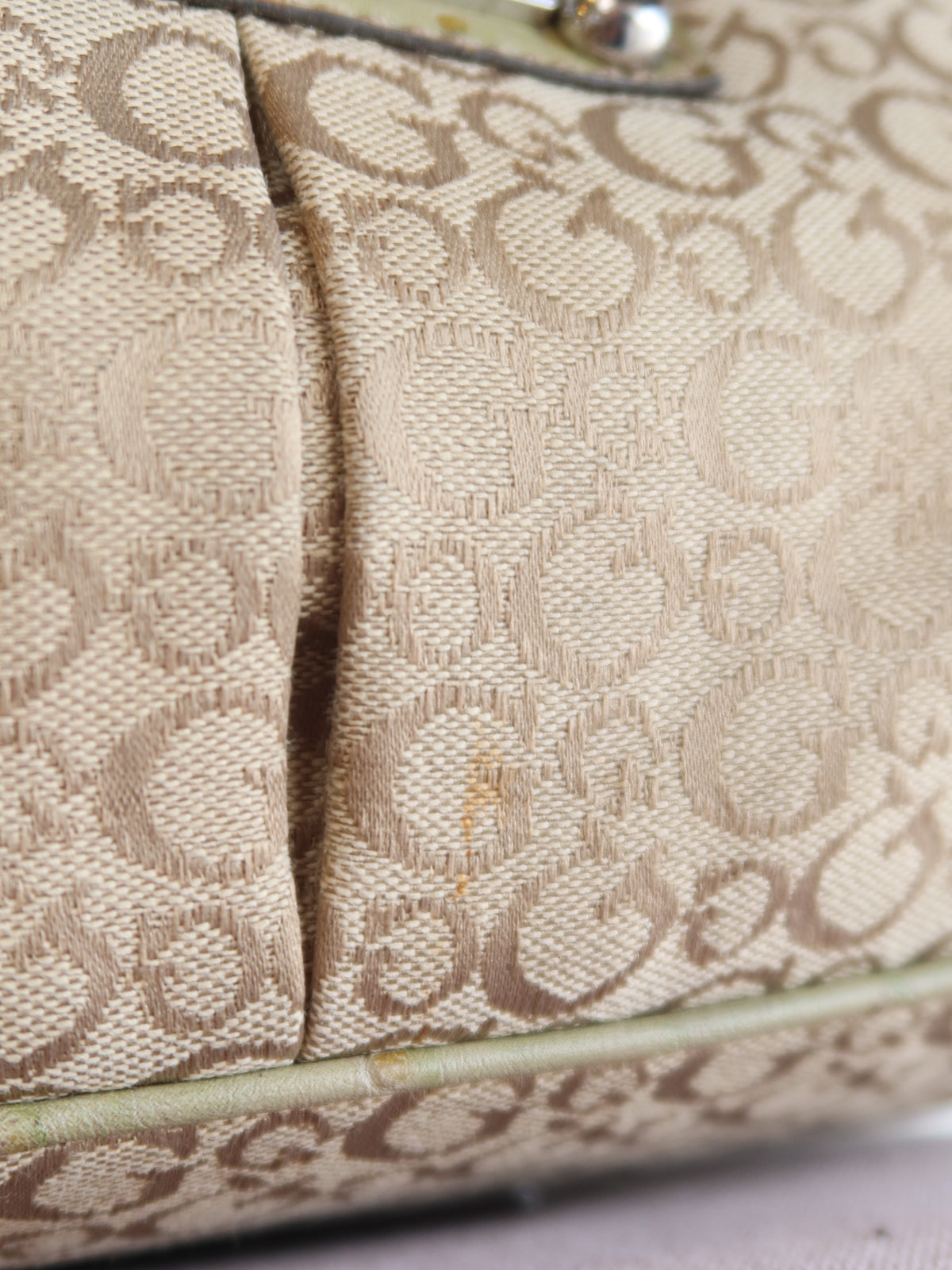 Guess Monogram Bowler Bag