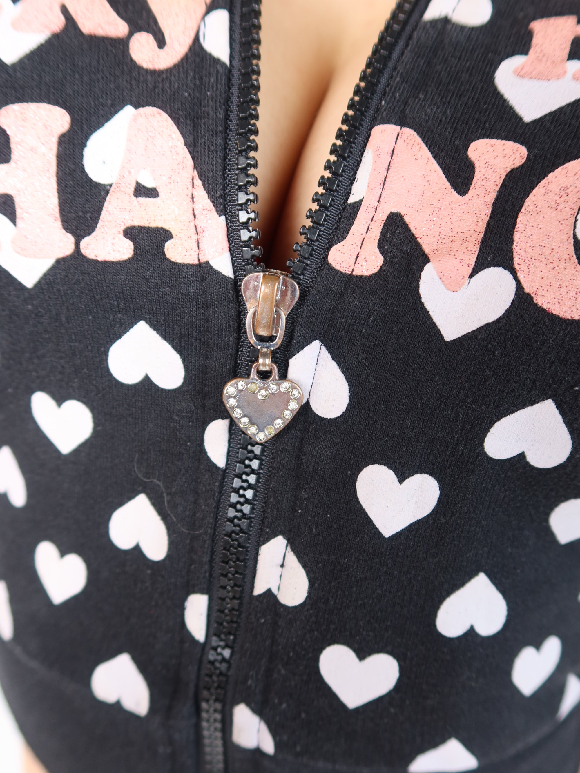 Y2K McBling Cropped Hoddie XS/S