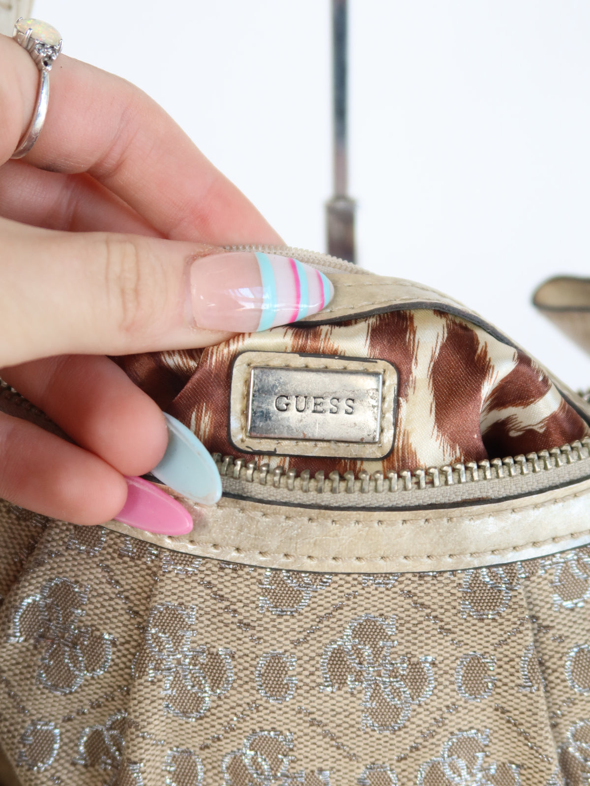 Guess Monogram Mini Bag