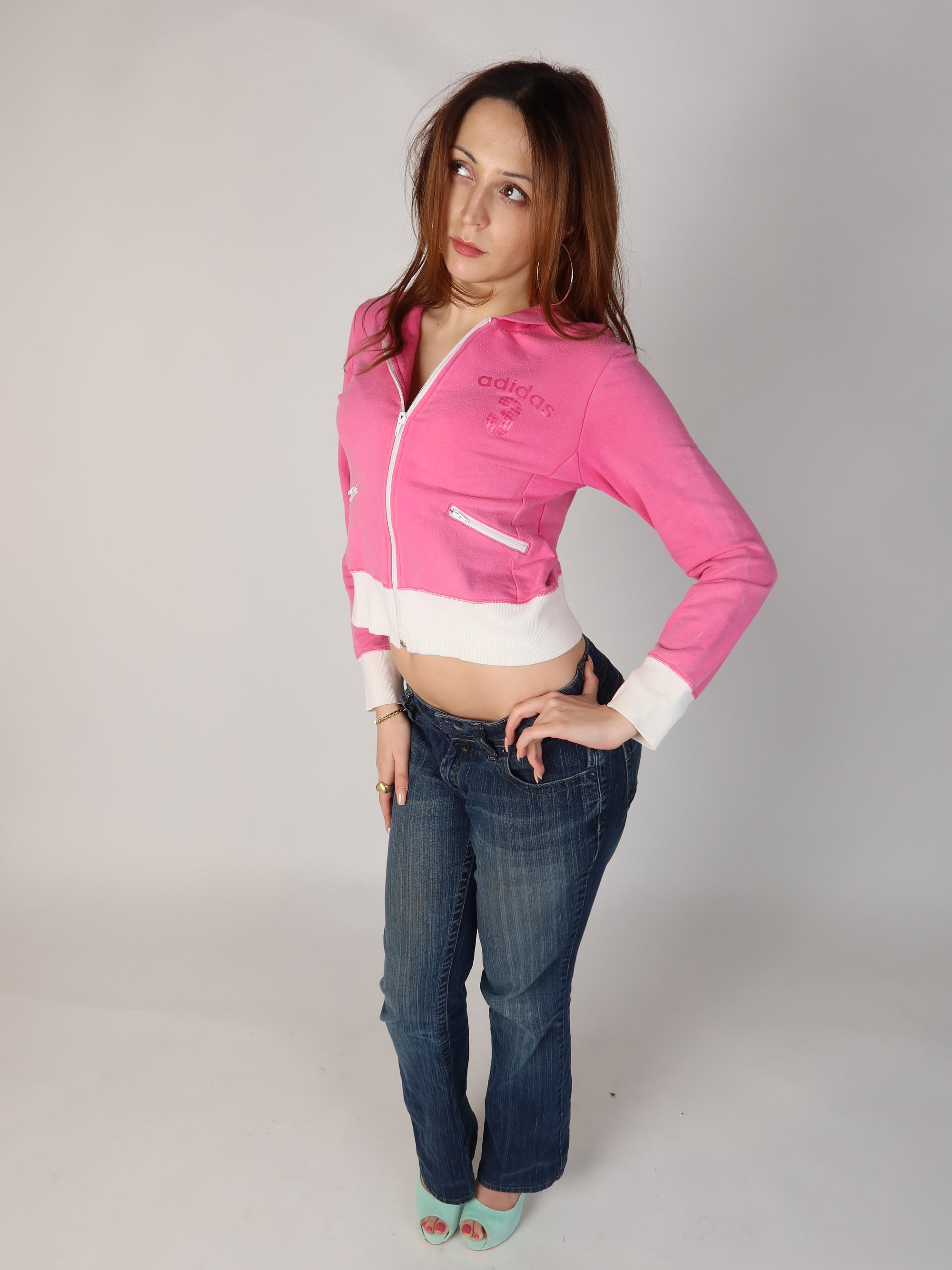 Adidas Pink Hoodie S/M
