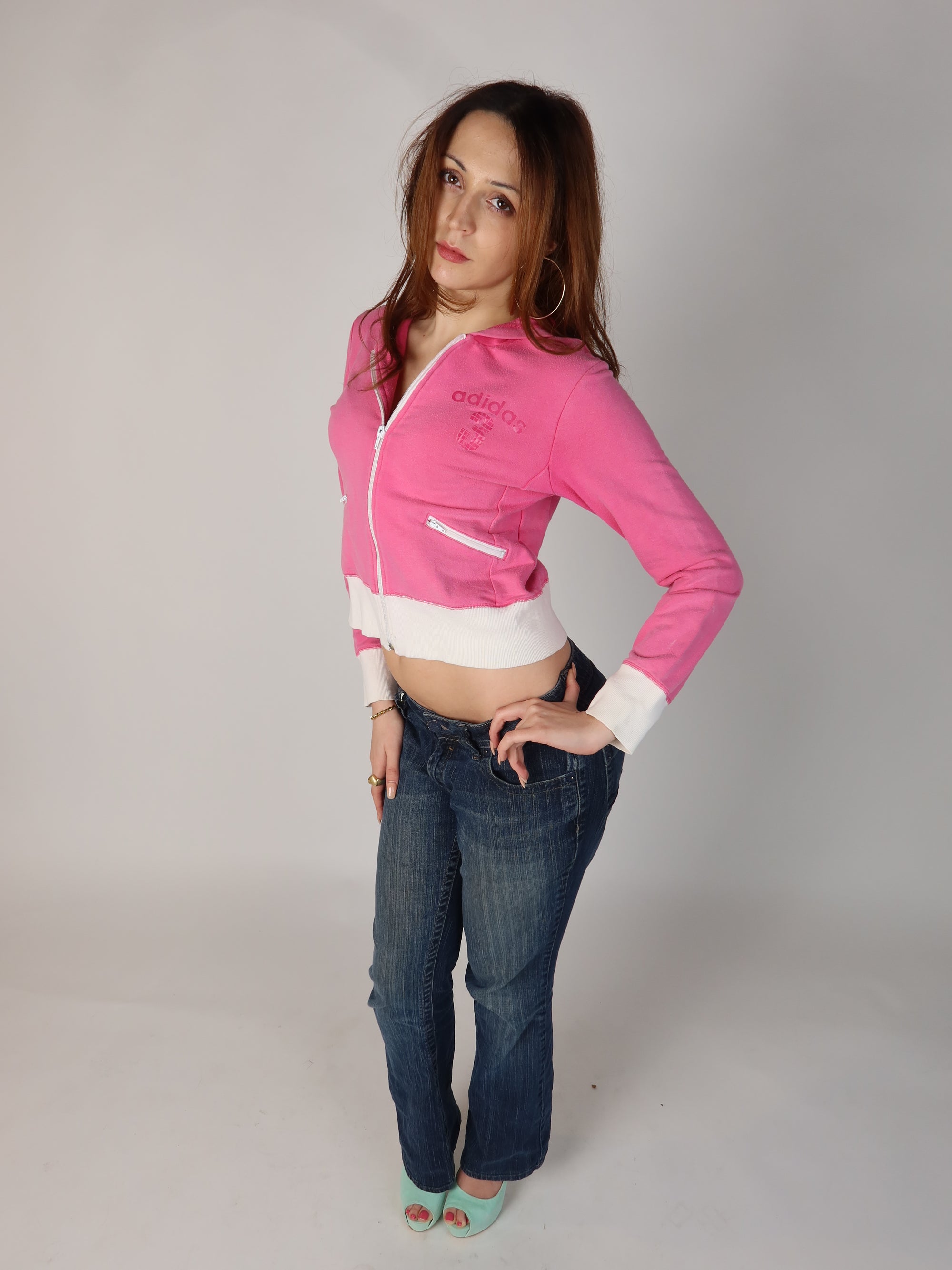 Adidas Pink Hoodie S/M