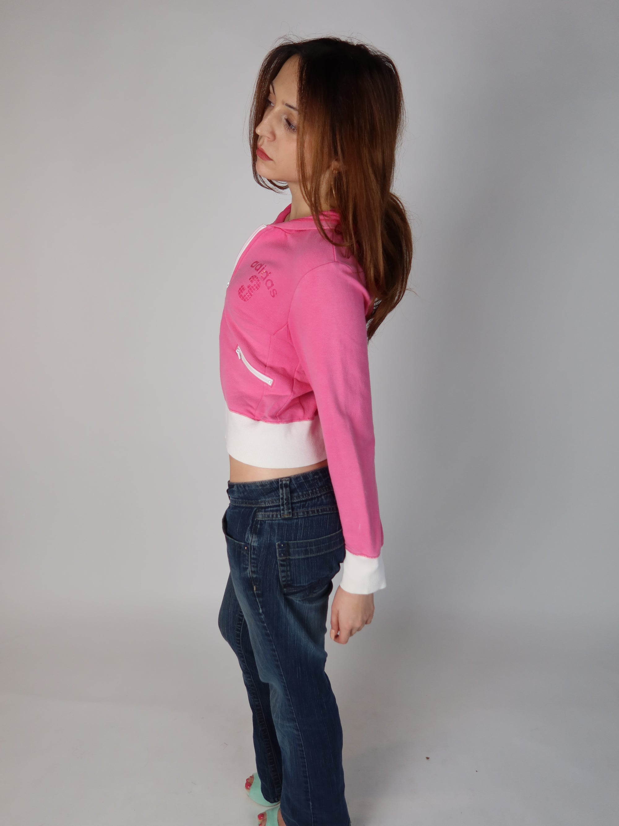 Adidas Pink Hoodie S/M