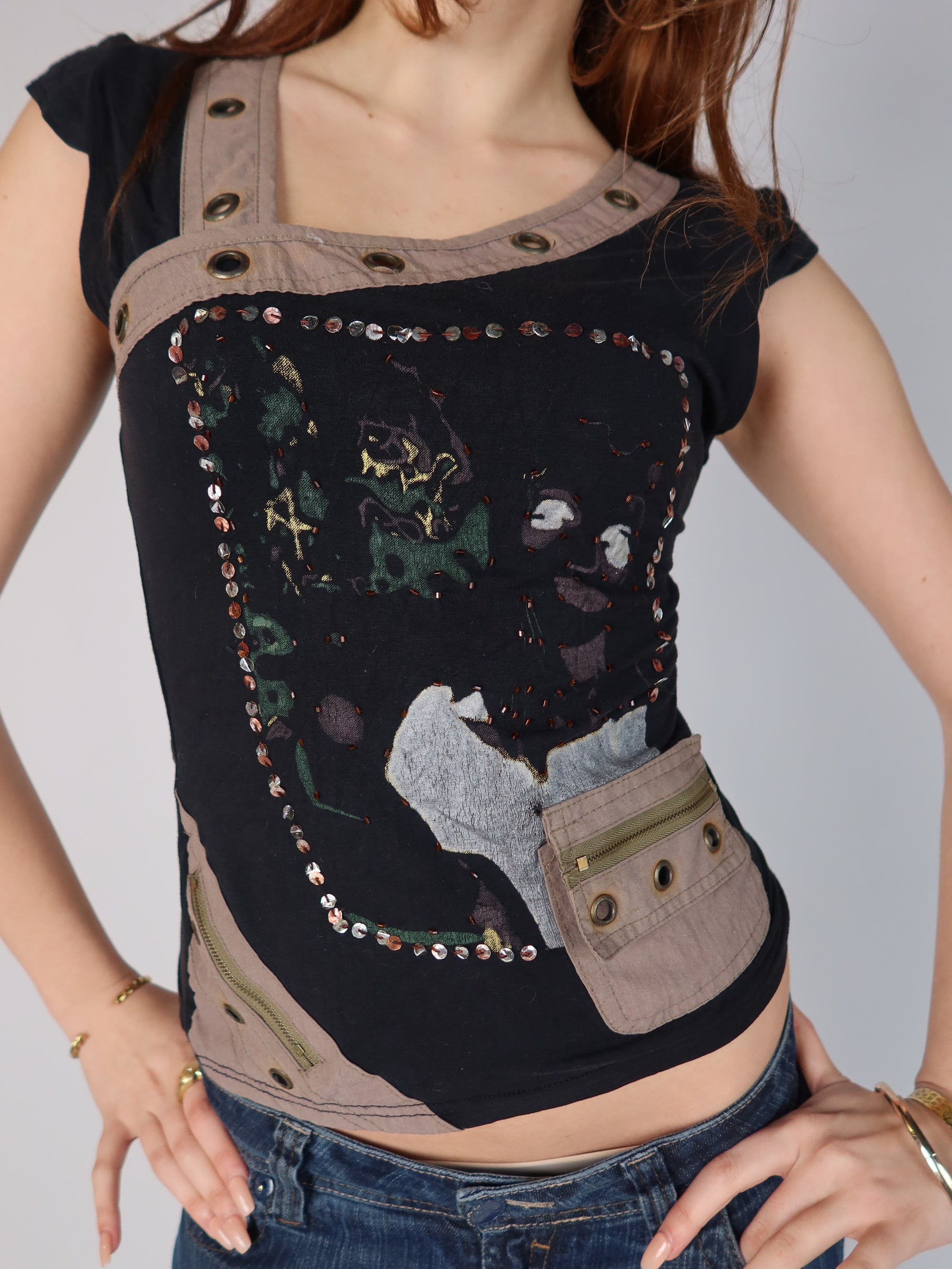 Custo Style Graphic Top S