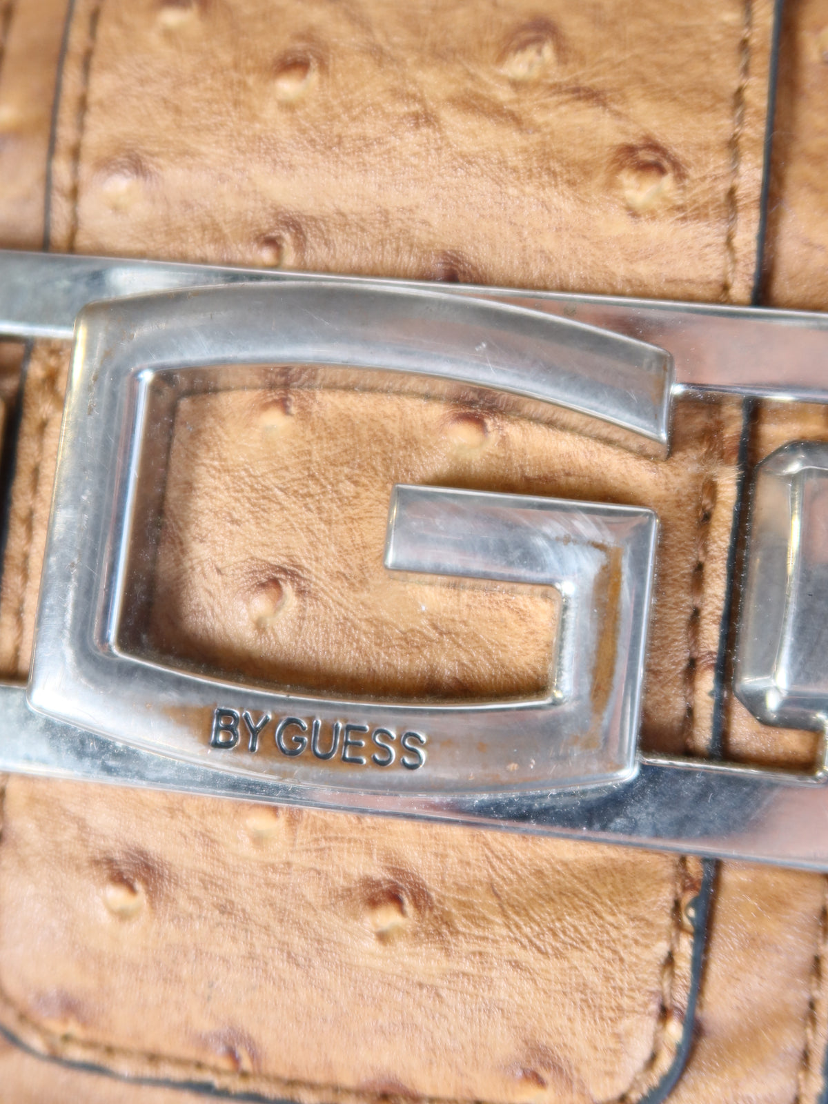 Guess Denim Monogram Bag