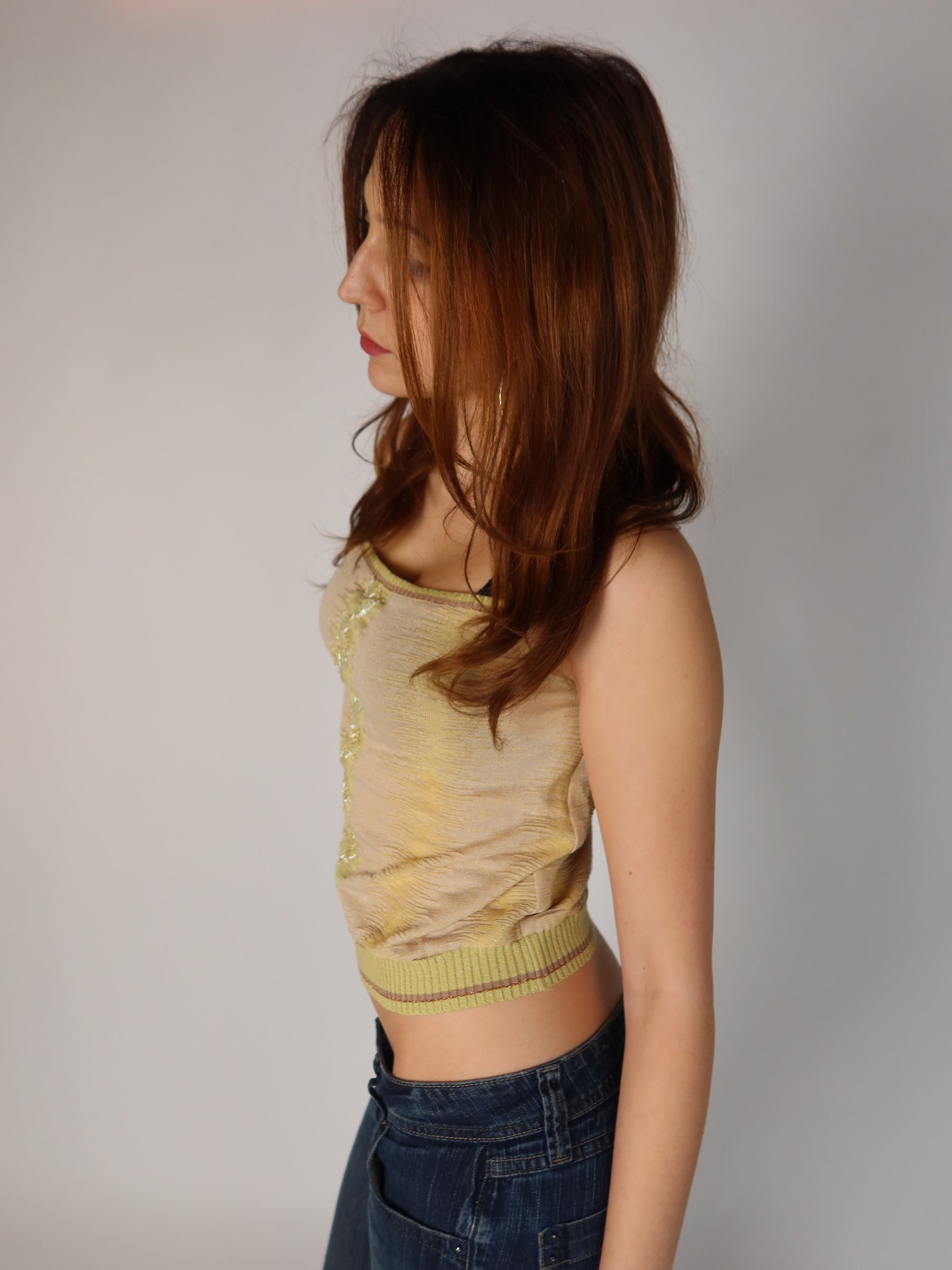 Drop Waist Embellished Cami XS